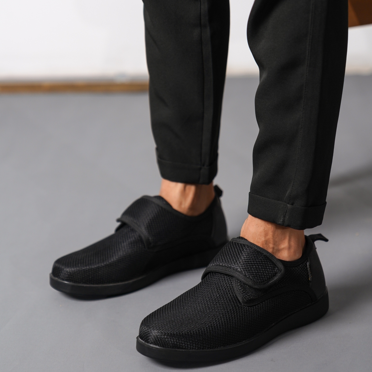 D3250 Günlük Ortopedik Cırtlı Garantili Erkek Klasik Ayakkabı - Görsel 10