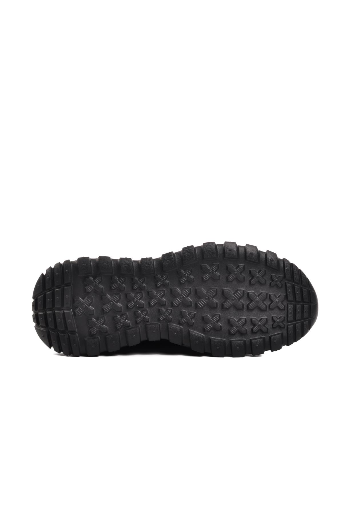 152-20337 Siyah Hakiki Deri Erkek Günlük Ayakkabı - Görsel 6