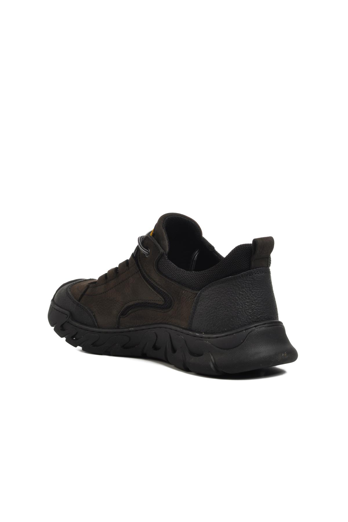 250078 Antrasit Nubuk Hakiki Deri Erkek Günlük Ayakkabı - Görsel 5