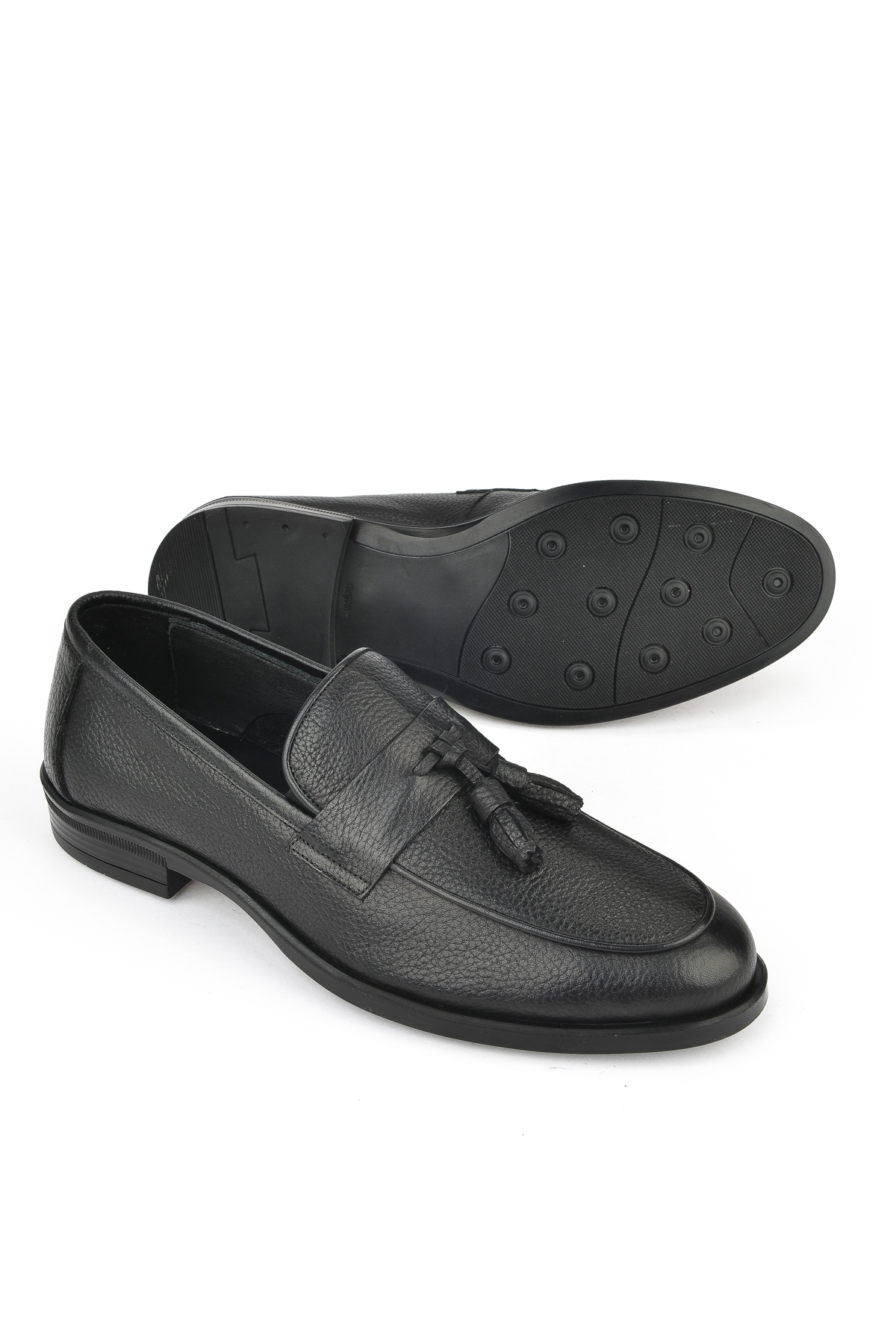 Erkek Hakiki Deri Ayakkabı 151986Z4074 Siyah - Görsel 5