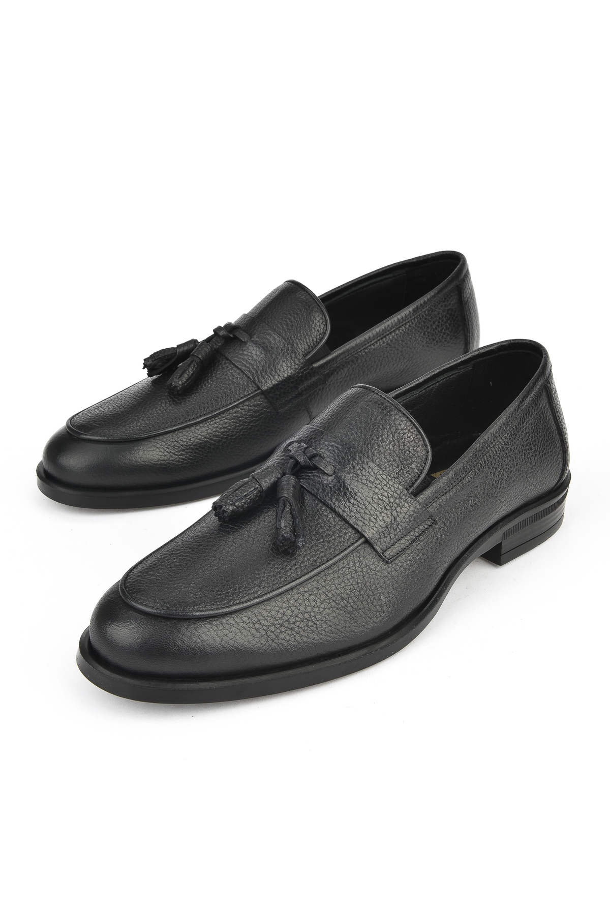 Erkek Hakiki Deri Ayakkabı 151986Z4074 Siyah - Görsel 6