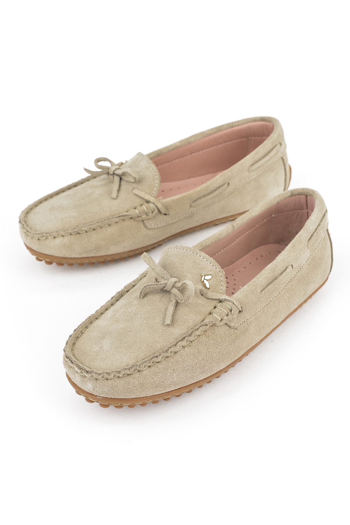 Kadın Hakiki Deri Ayakkabı 1511007ZZ2001 Bej - Görsel 6