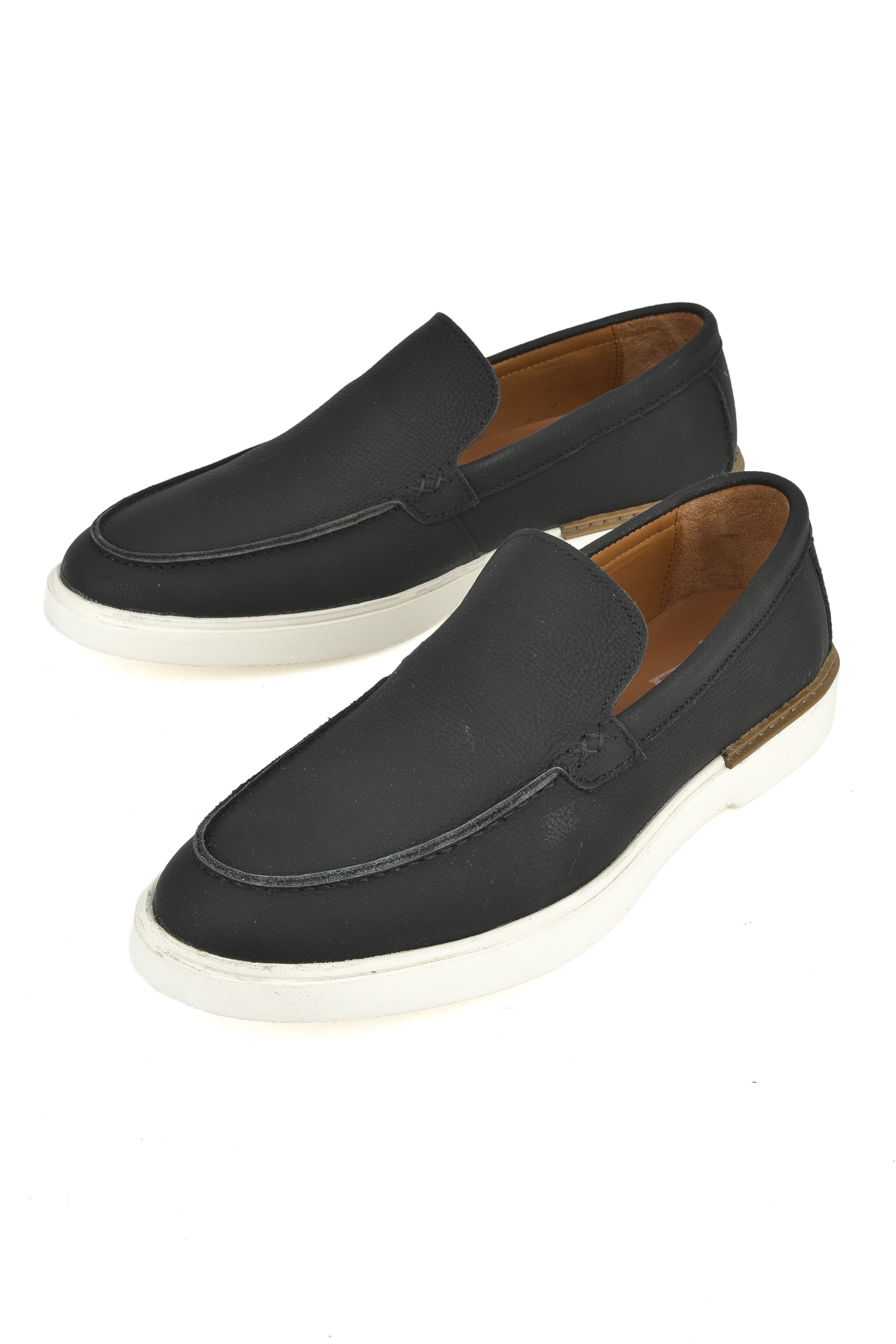 Erkek Hakiki Deri Ayakkabı 1511007ZB04 Siyah - Görsel 6