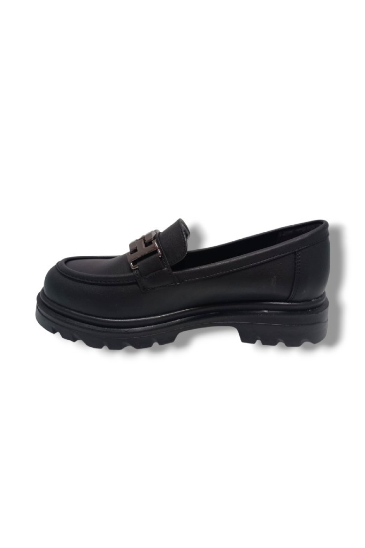 801-25 Deri Loafer Tokalı Kadın Ayakkabı - Görsel 4