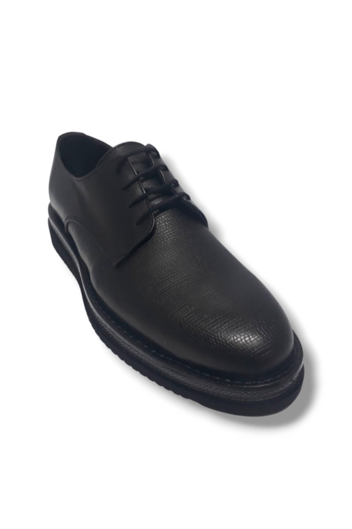 1856-25 Hakiki Deri Pul Baskı Eva Casual Erkek Ayakkabı - Görsel 4