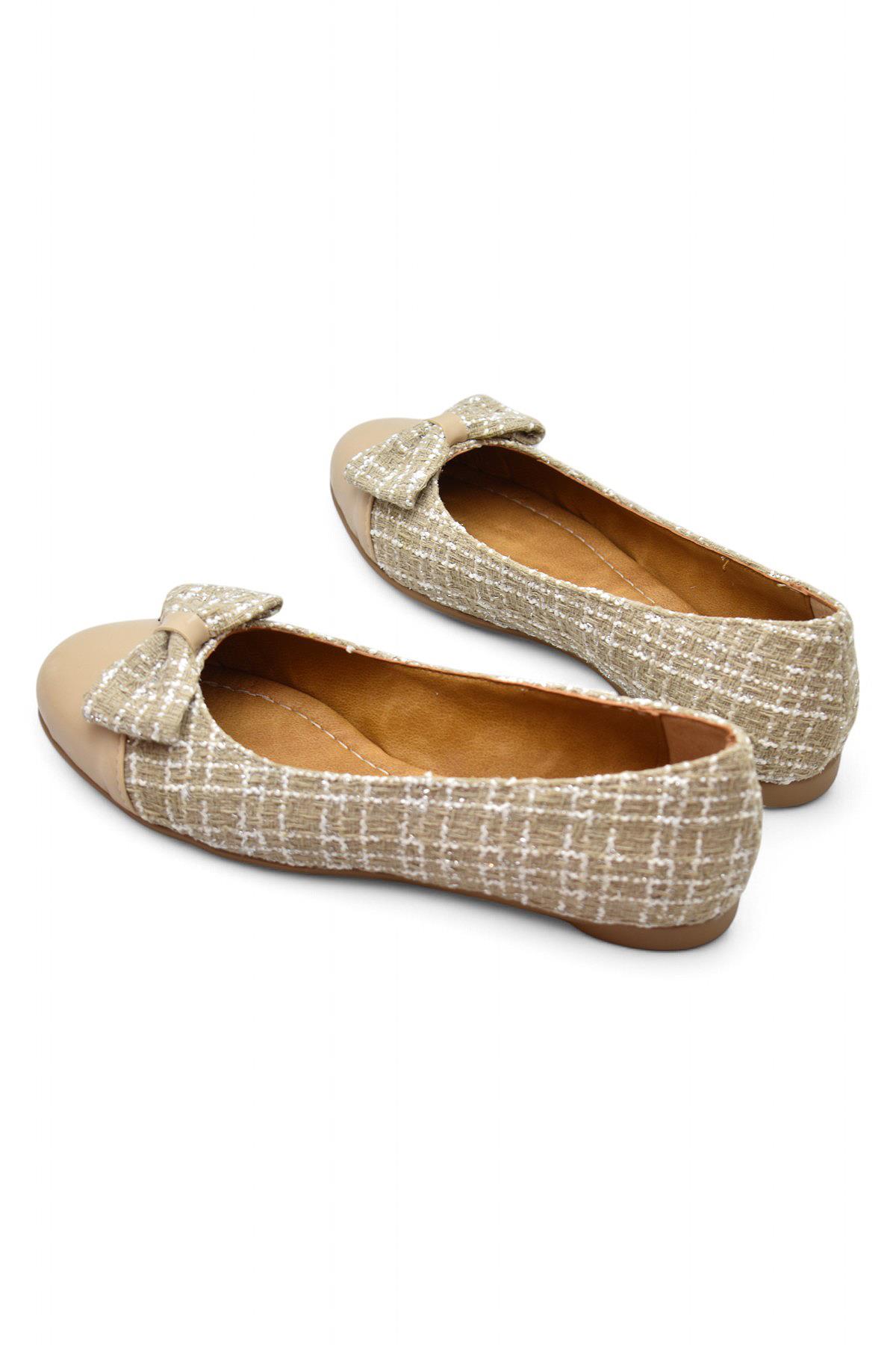 0893 Rahat Taban Günlük Kadın Babet Ayakkabı Nişan Düğün Abiye Kadın Klasik Ayakkabı - Görsel 5