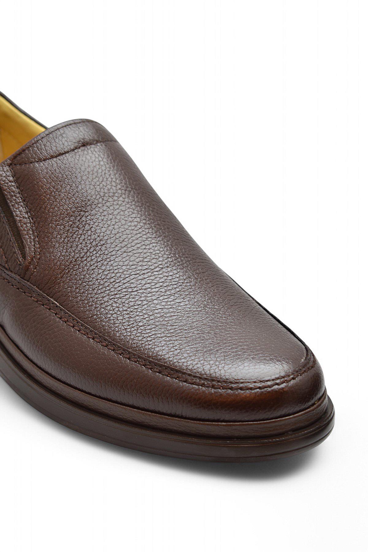 TAB8050 Ortopedik Taban Hakiki Deri Erkek Ayakkabı Mevsimlik Baba Ayakkabısı - Görsel 6