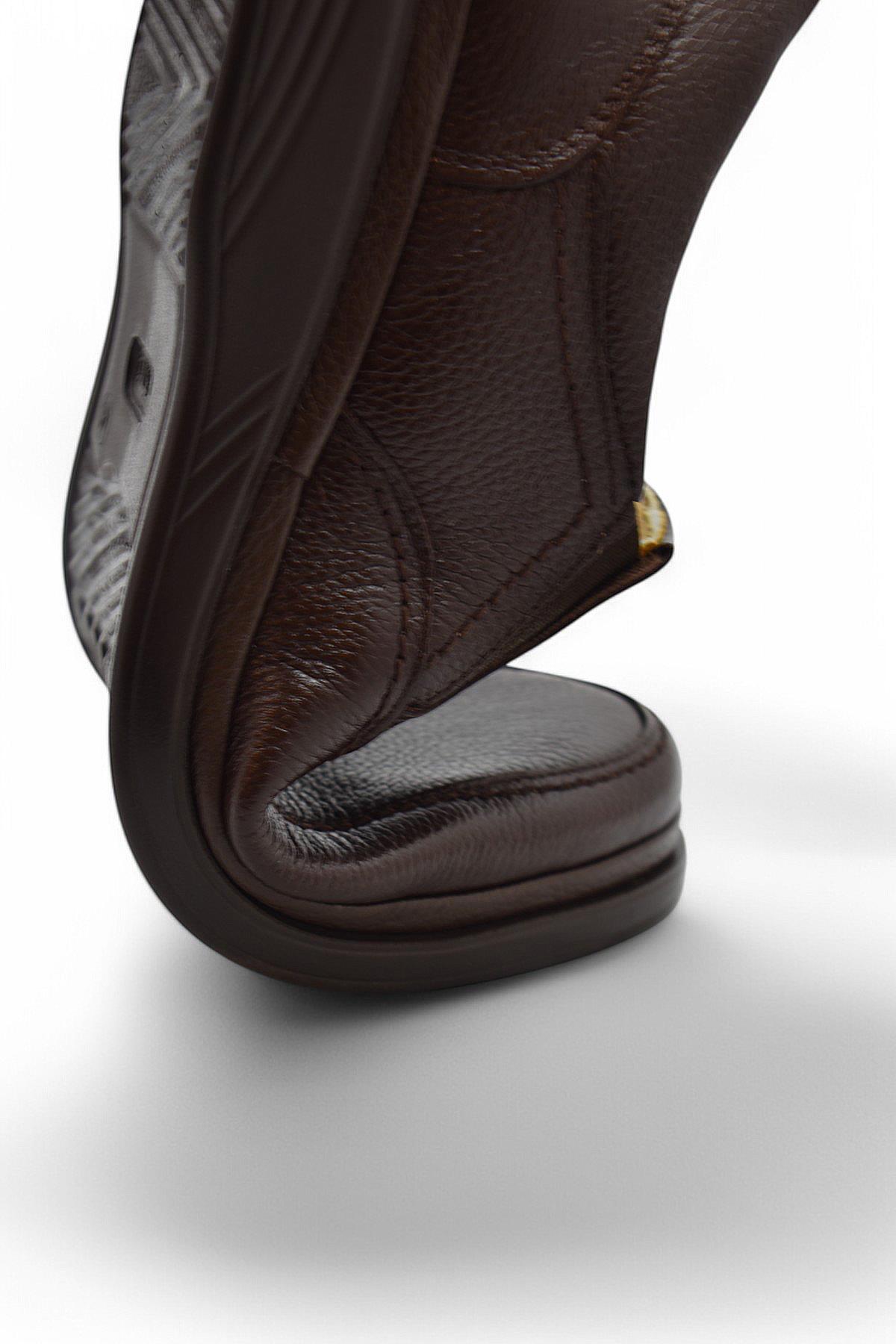 TAB8050 Ortopedik Taban Hakiki Deri Erkek Ayakkabı Mevsimlik Baba Ayakkabısı - Görsel 8