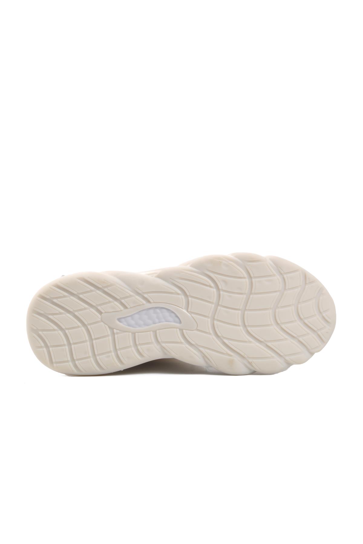 DMK-Z001 Beyaz İçi Kürklü Kadın Kar Botu - Görsel 8