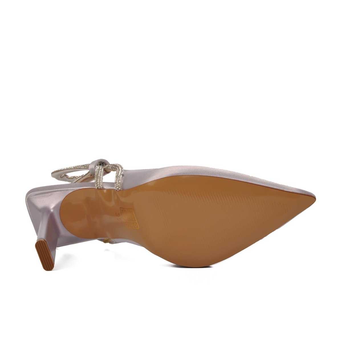 298225 Gümüş Kadın Abiye Ayakkabı - Görsel 3