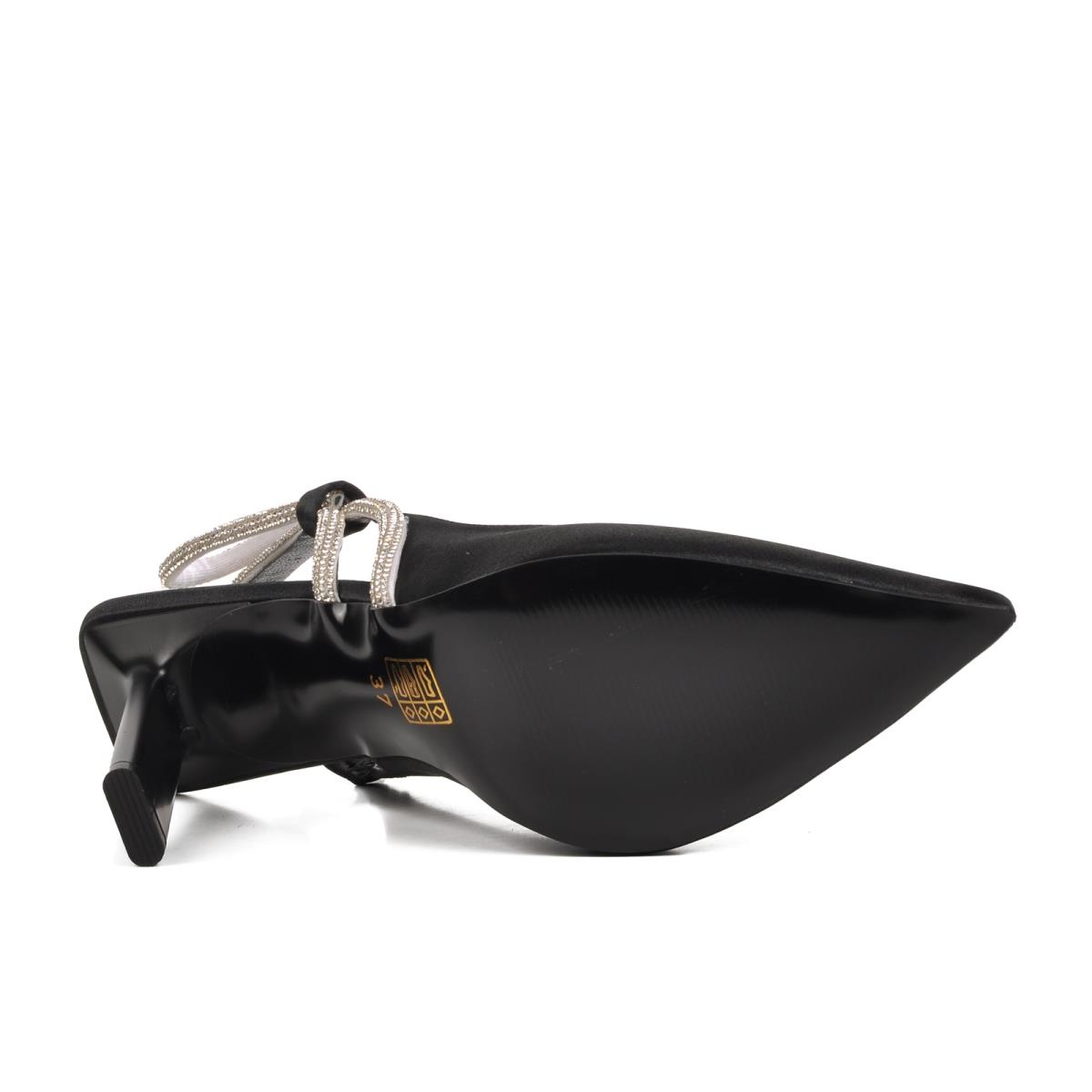 298225 Siyah Kadın Abiye Ayakkabı - Görsel 3