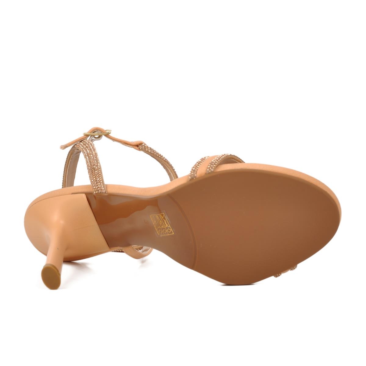 543117 Nude Kadın Abiye Ayakkabı - Görsel 3