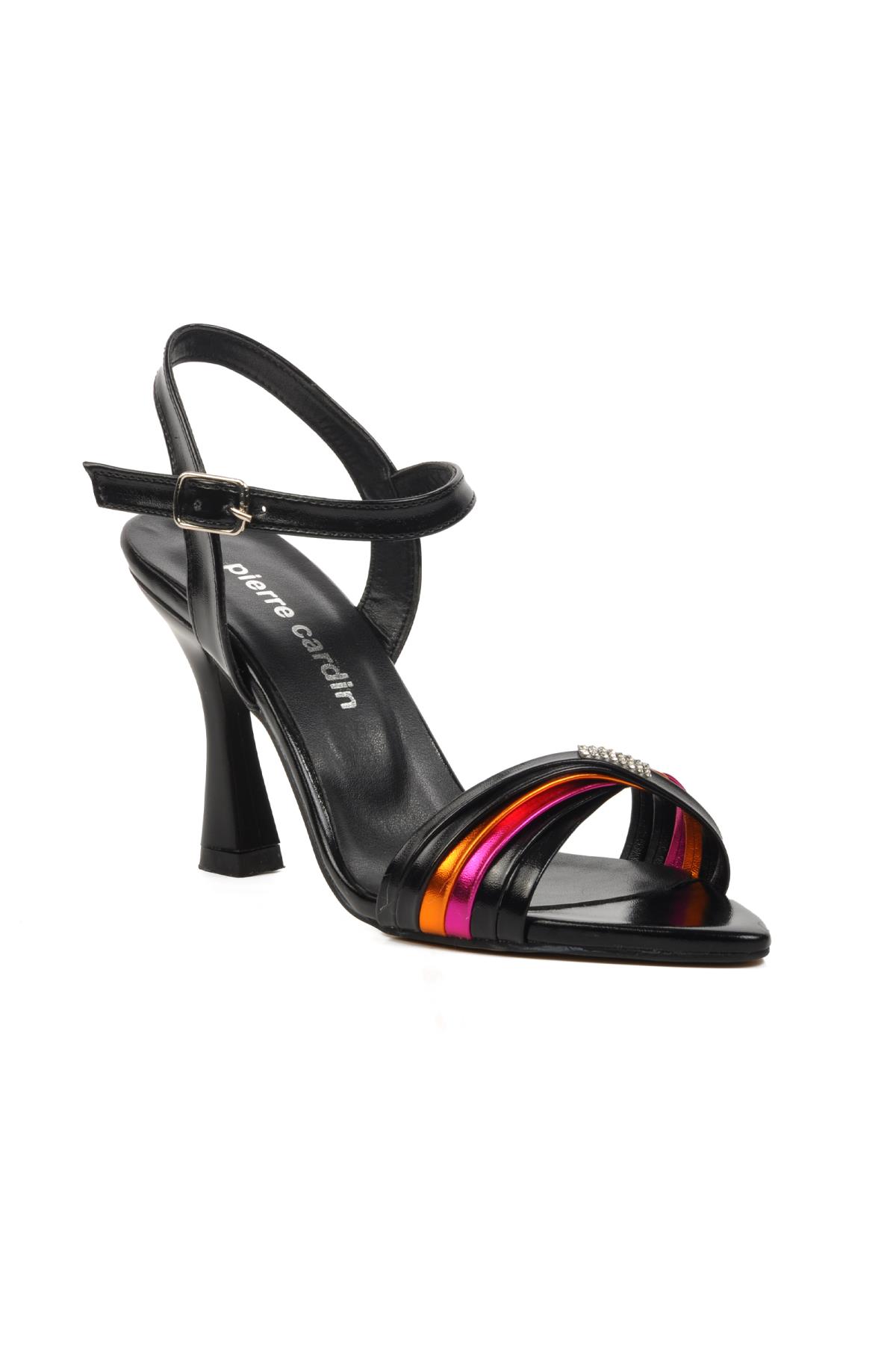 PC-53070 Siyah Kadın Abiye Ayakkabı - Görsel 2