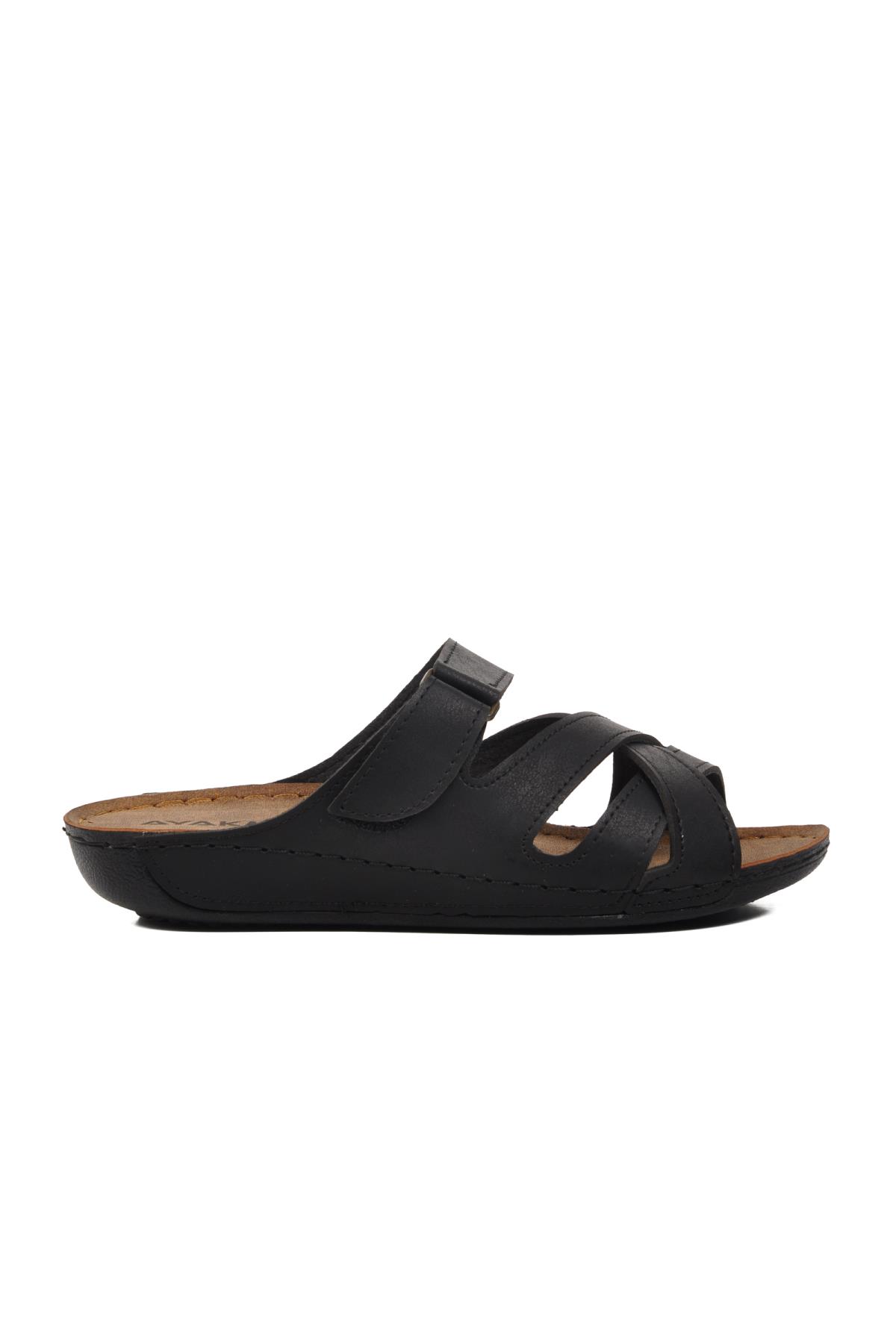 08-054 Siyah Kadın Terlik - Görsel 3