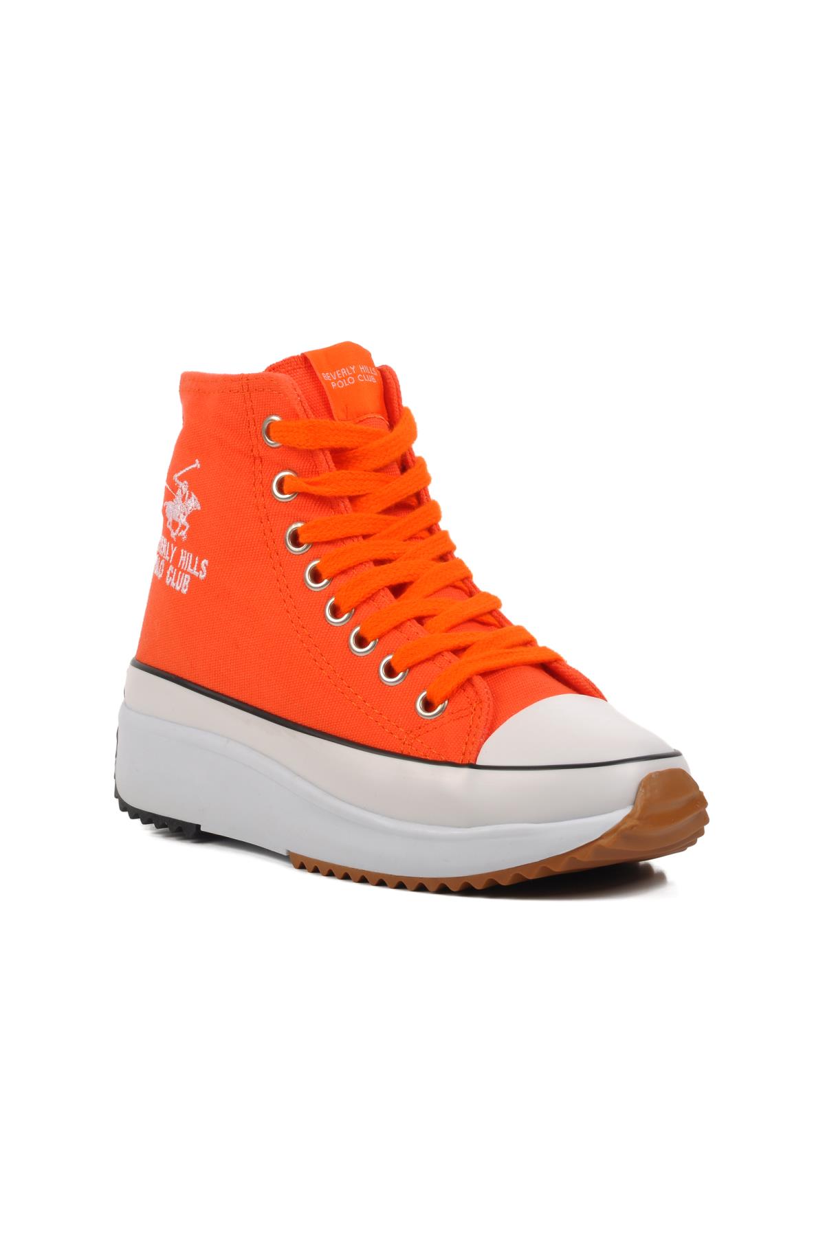 PO-30100 Turuncu Unisex Hi Sneaker - Görsel 2