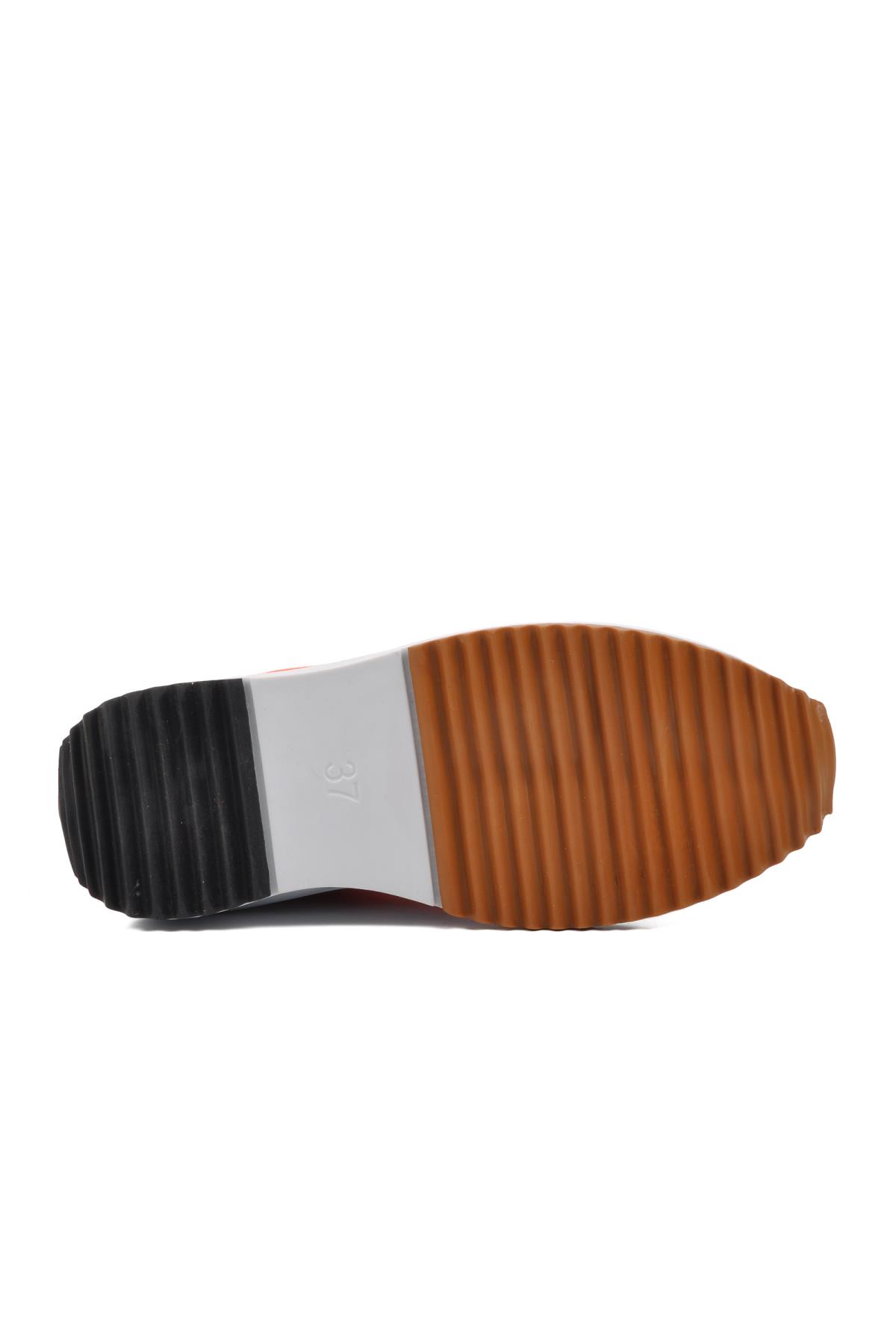 PO-30100 Turuncu Unisex Hi Sneaker - Görsel 6