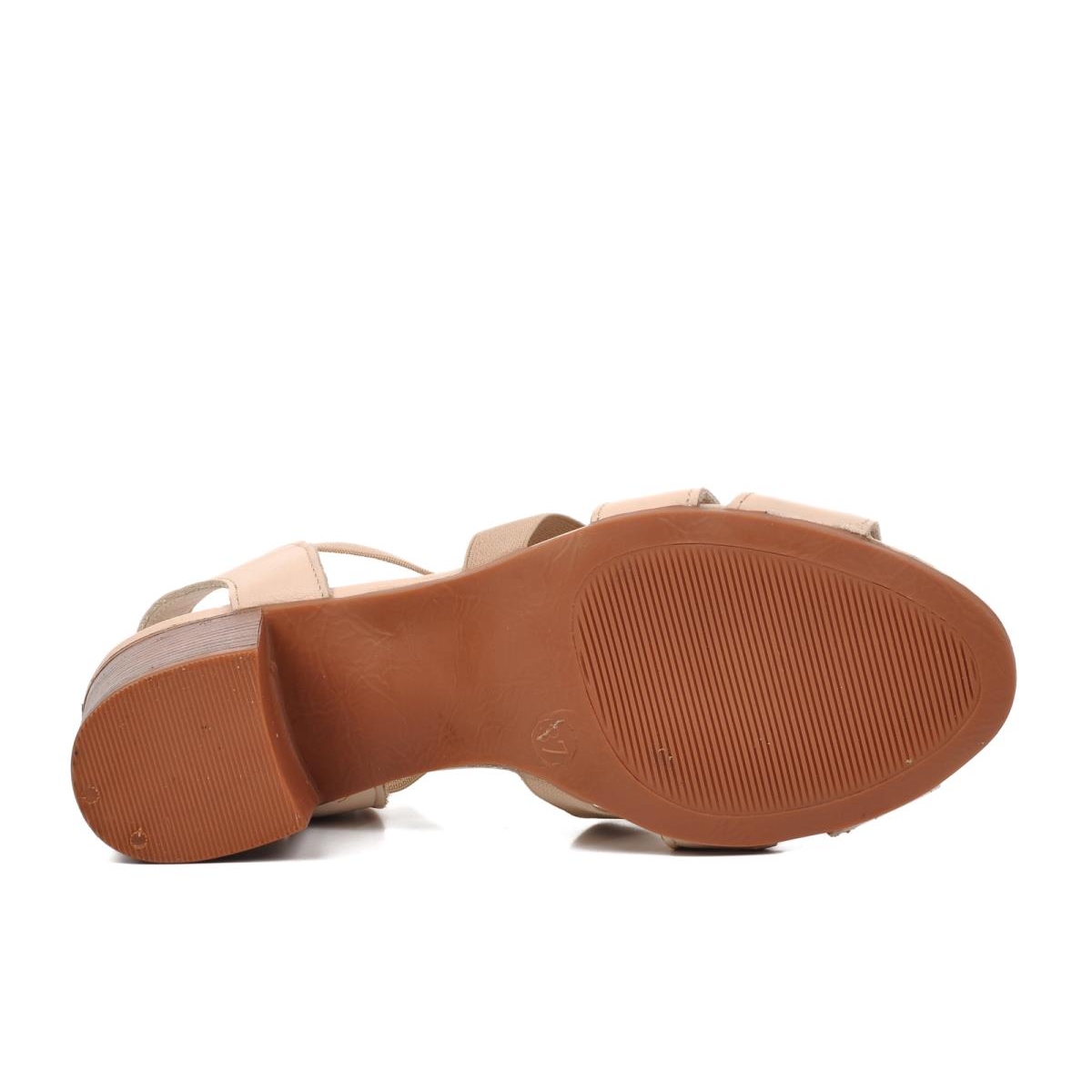 Venüs Siyah Venüs Hakiki Kadın Topuklu Sandalet