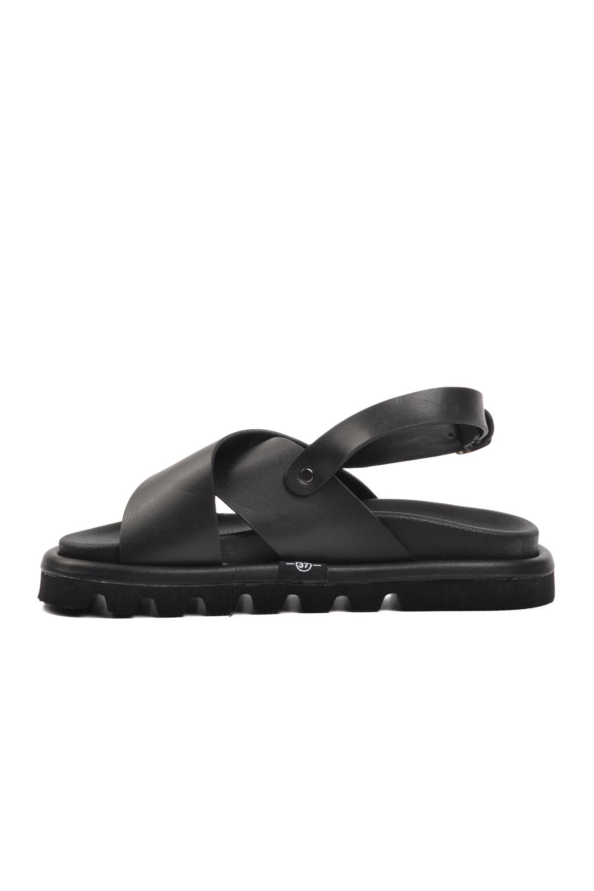 150 Siyah Kadın Sandalet - Görsel 4