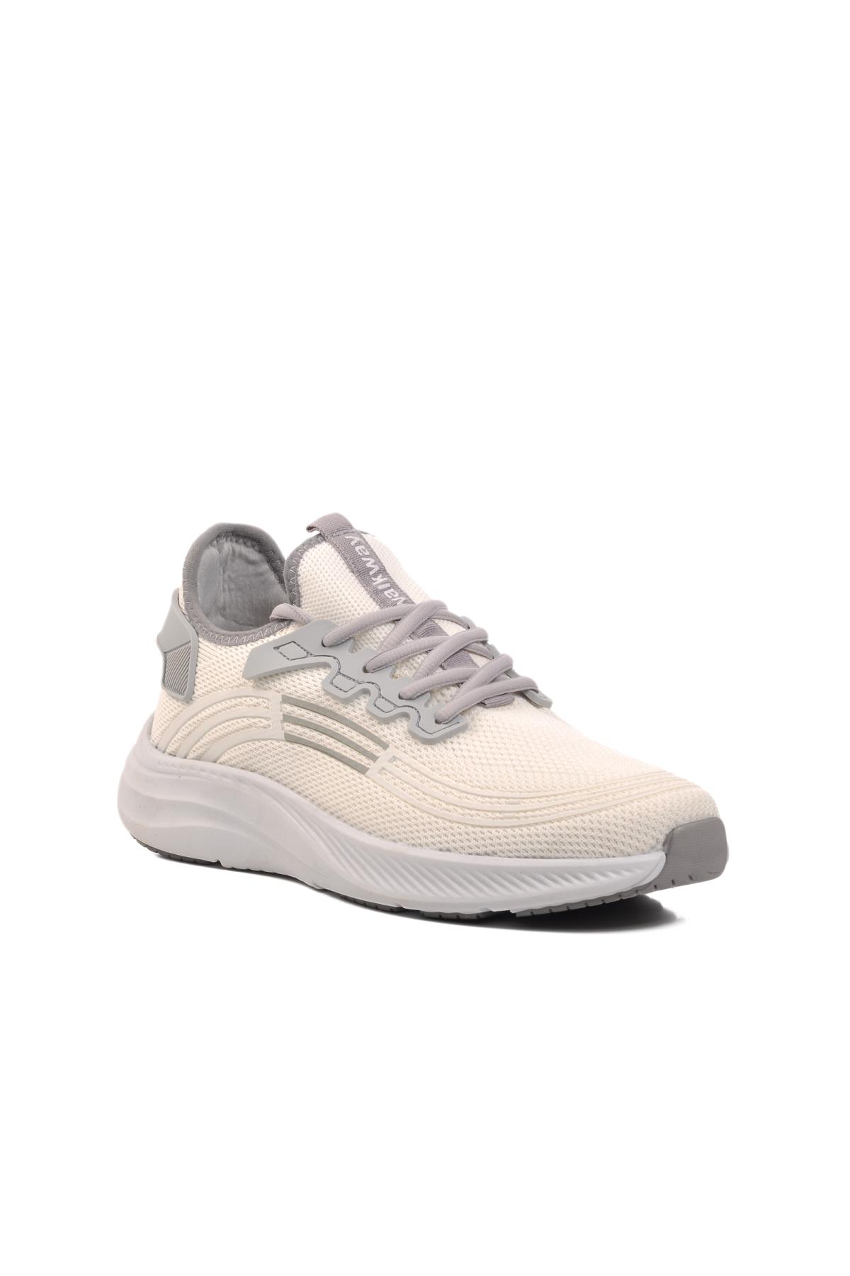Onega Beyaz-Buz Triko Erkek Spor Ayakkabı - Görsel 2