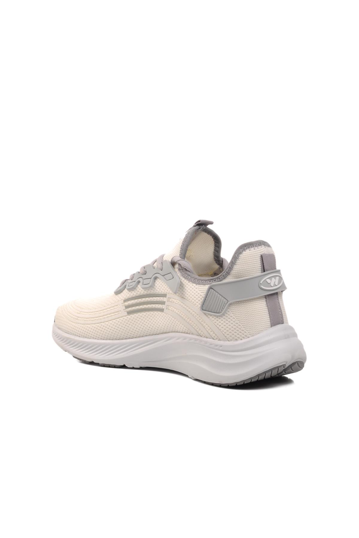 Onega Beyaz-Buz Triko Erkek Spor Ayakkabı - Görsel 5