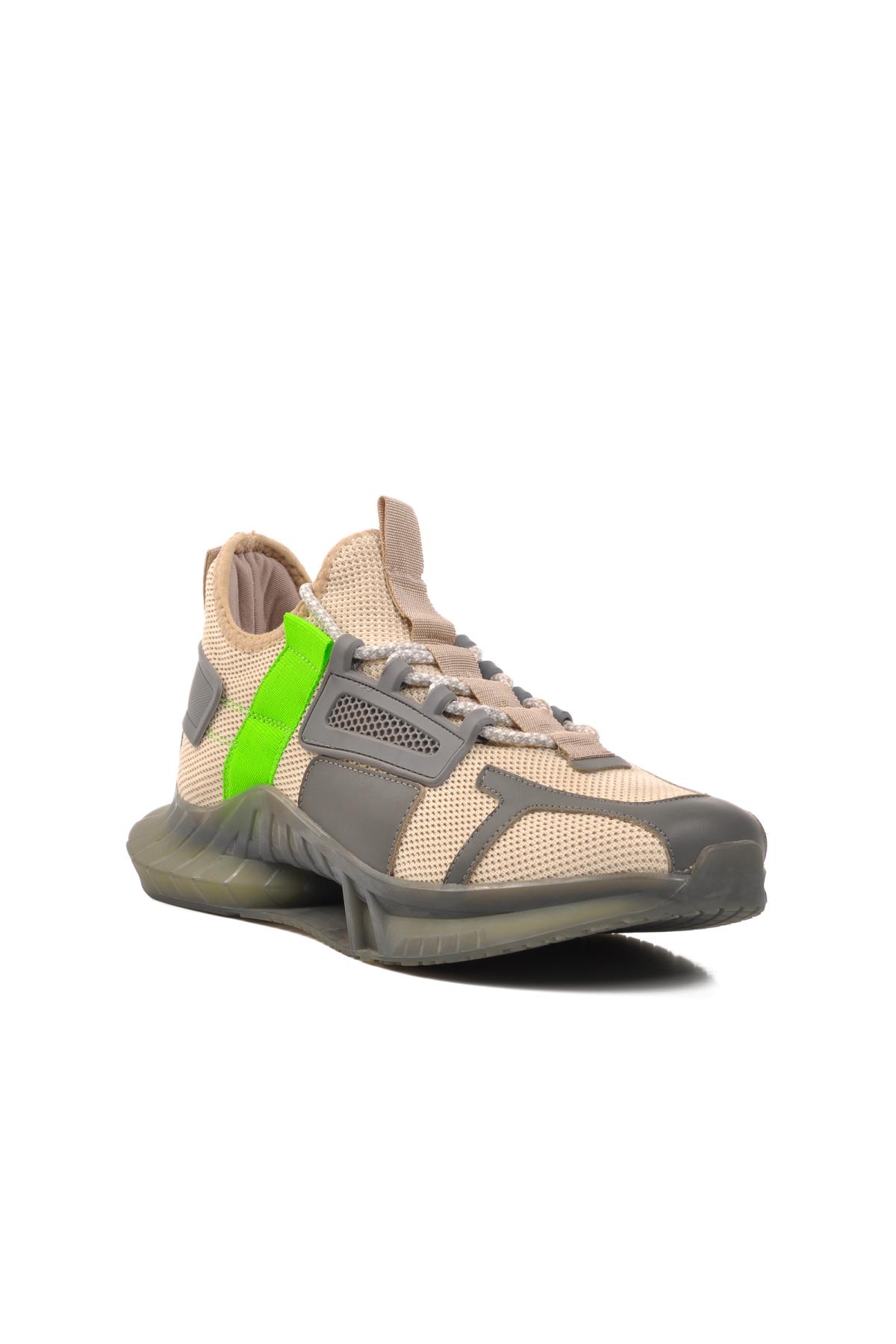 152-15531 Bej Erkek Spor Ayakkabı - Görsel 2