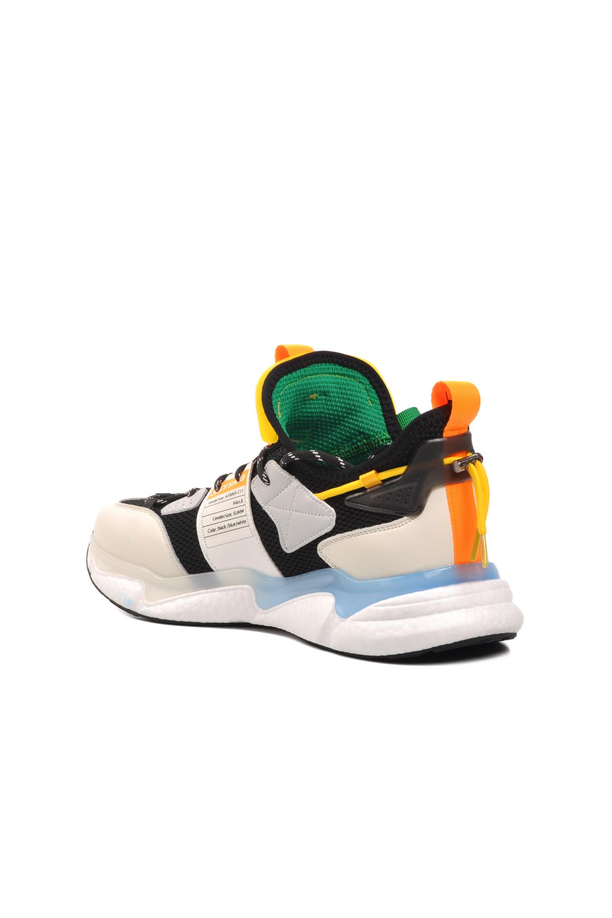 24Y566-1 Siyah Erkek Sneaker - Görsel 5