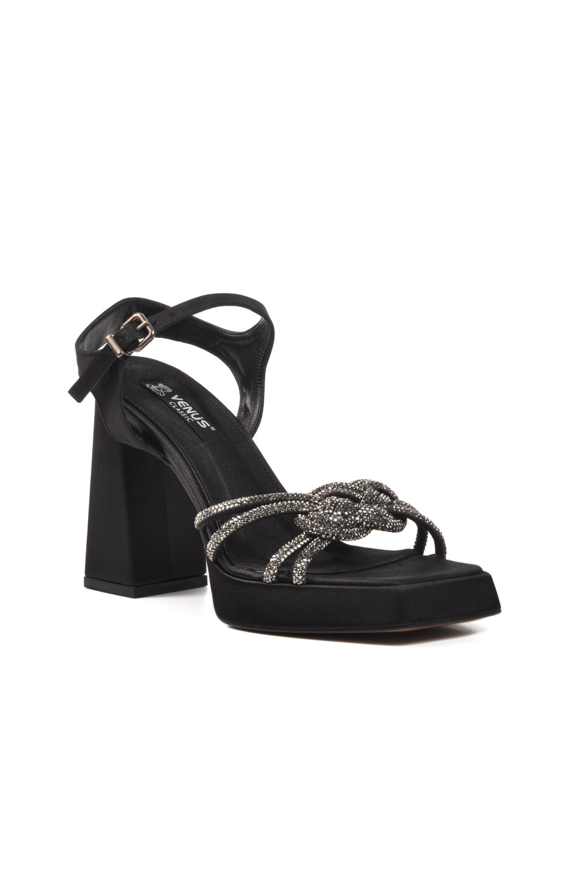 23101321Y Siyah Kadın Abiye Ayakkabı - Görsel 2