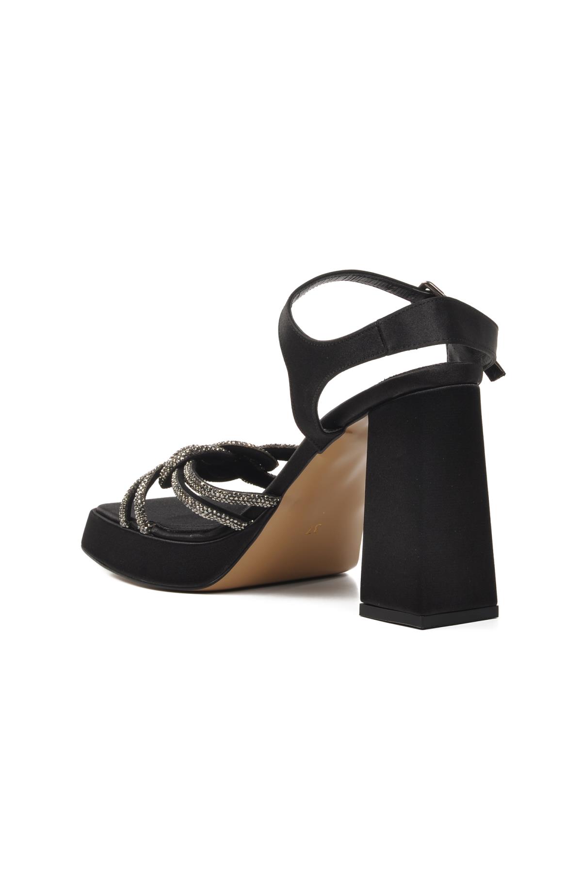 23101321Y Siyah Kadın Abiye Ayakkabı - Görsel 5