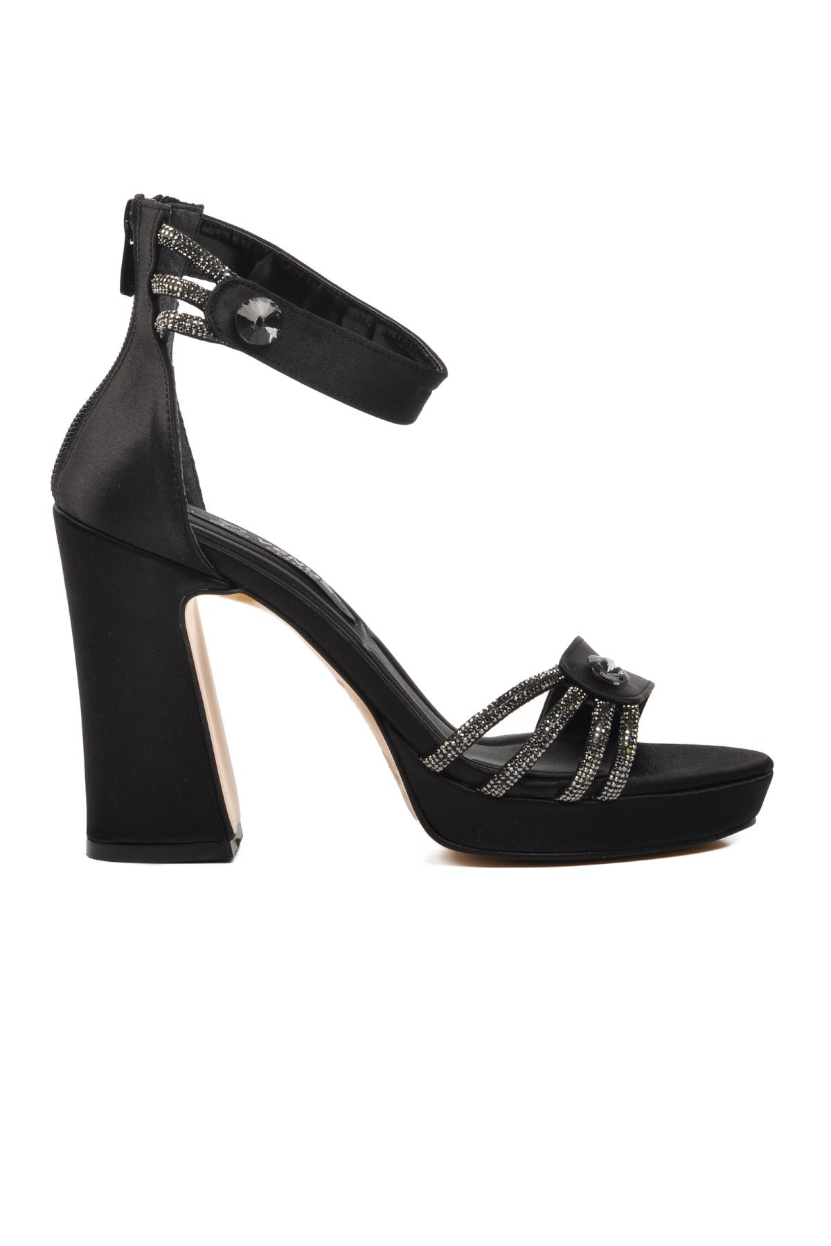 23110916Y Siyah Kadın Abiye Ayakkabı - Görsel 3