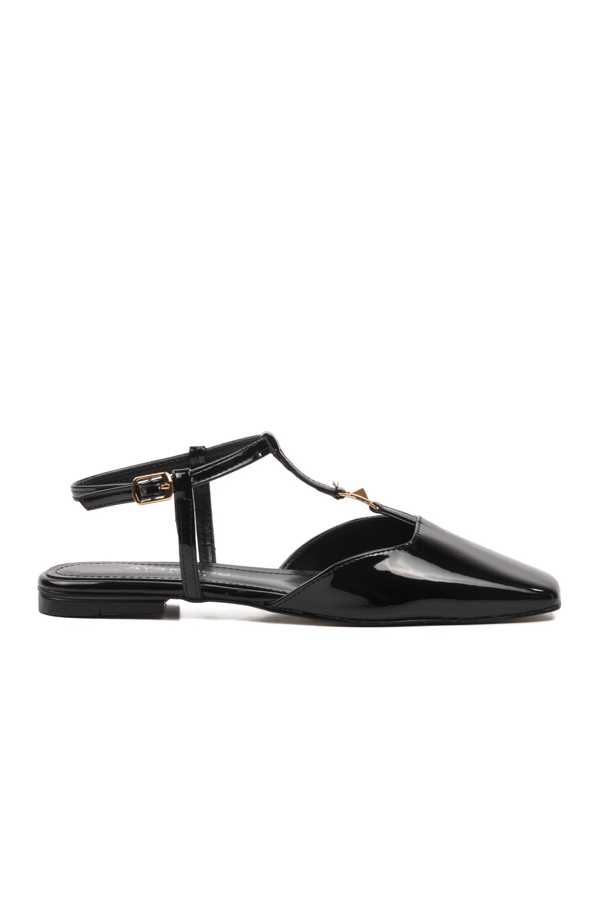 670476 Siyah Kadın Babet - Görsel 3