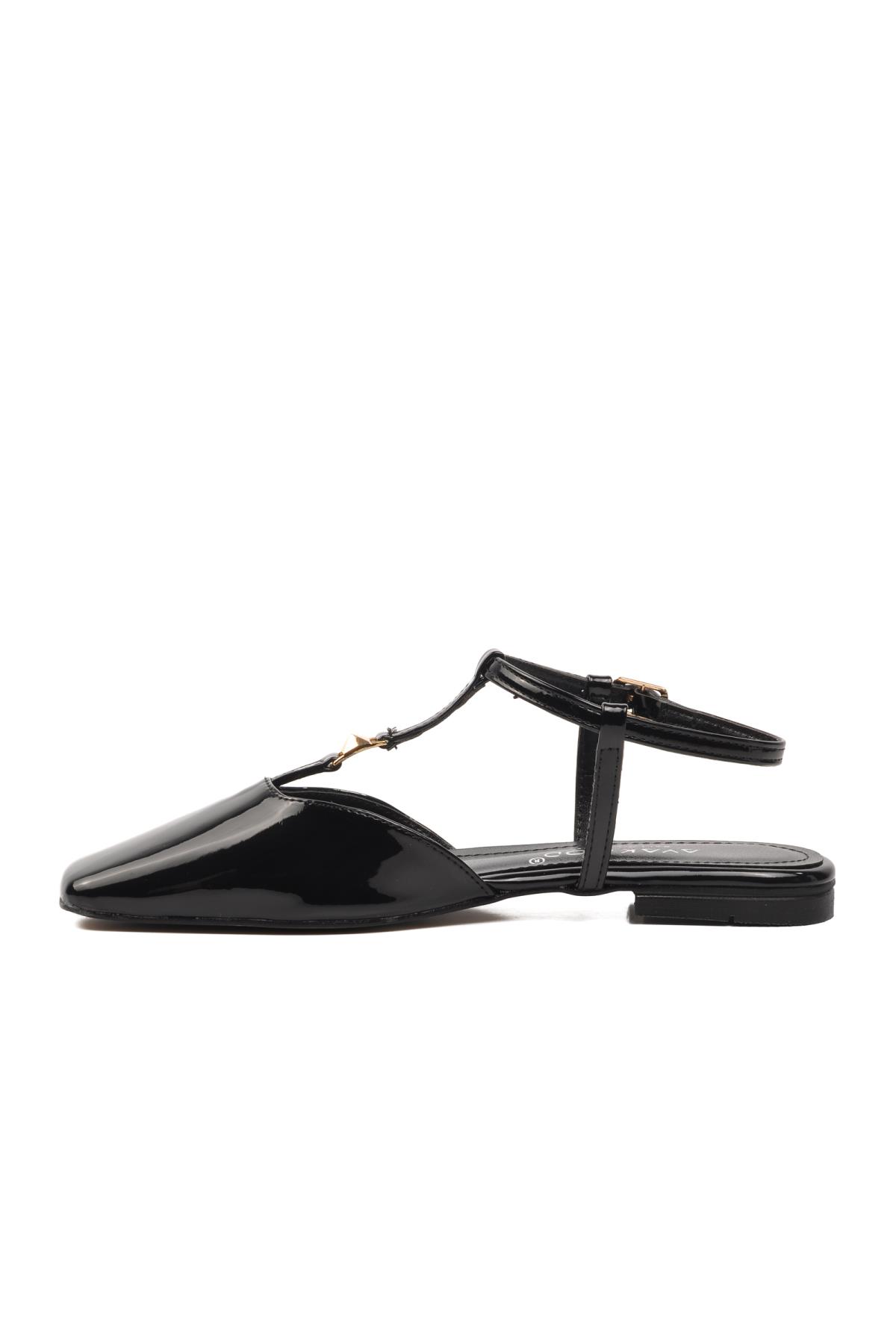 670476 Siyah Kadın Babet - Görsel 4