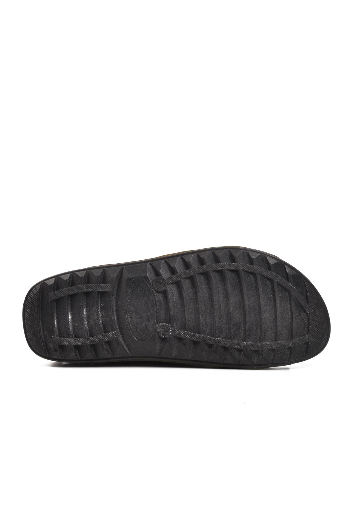 80-954 Yeşil Erkek Sandalet - Görsel 6