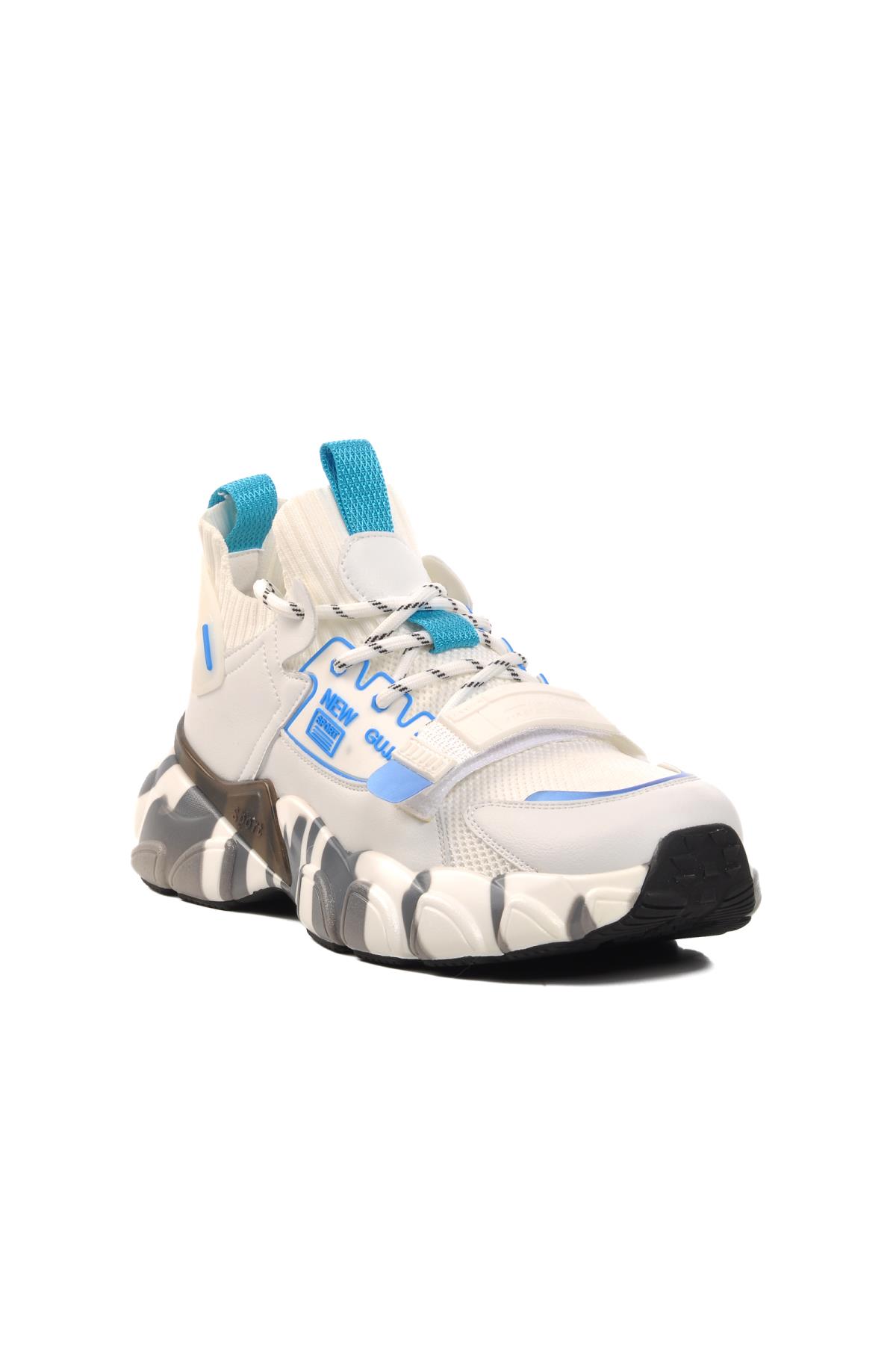 24K573 Beyaz Erkek Spor Ayakkabı - Görsel 2