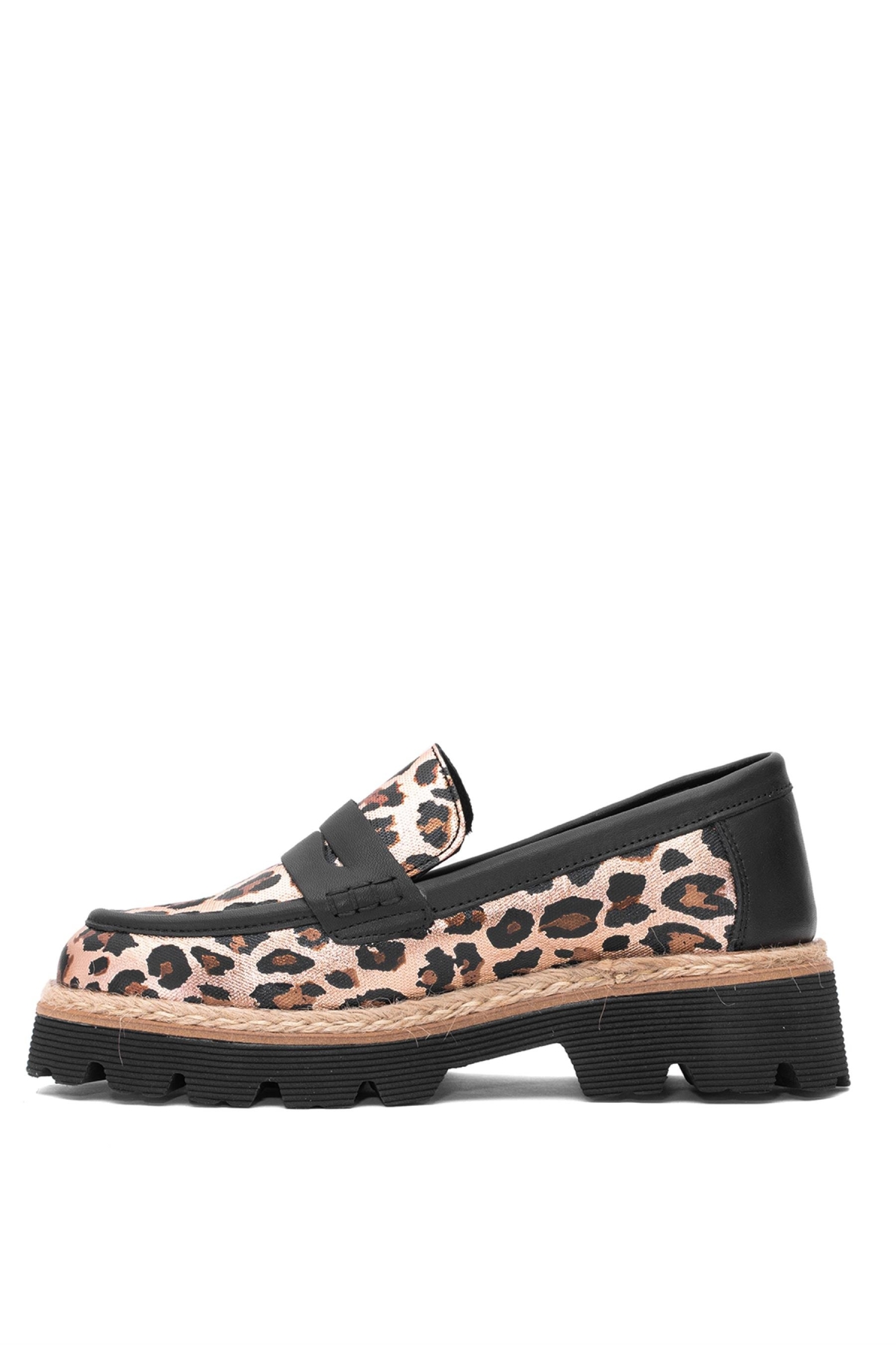 D25YA-3680 Kadın Hakiki Deri Casual Ayakkabı Rose - Görsel 4