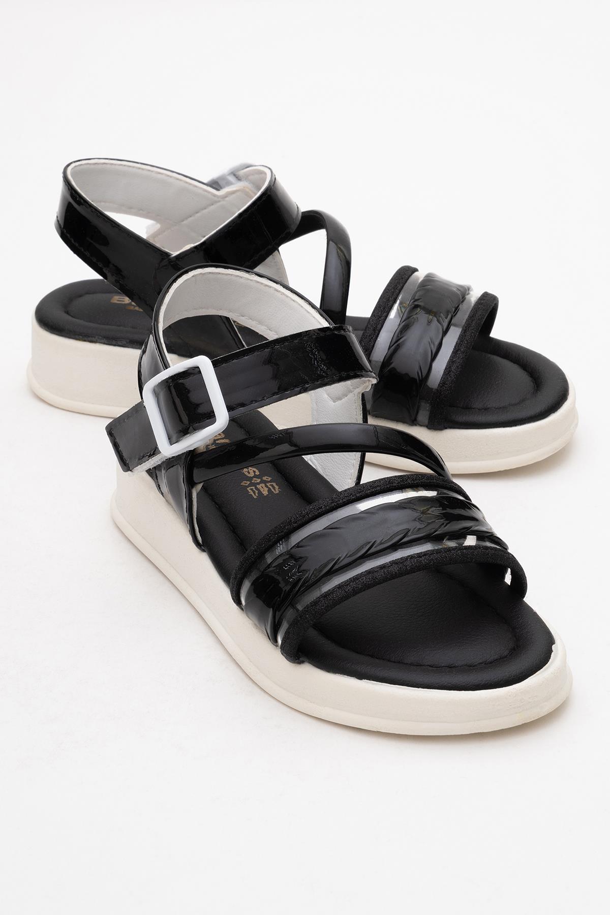 Çocuk Sandalet 26-30 SİYAH - Görsel 2