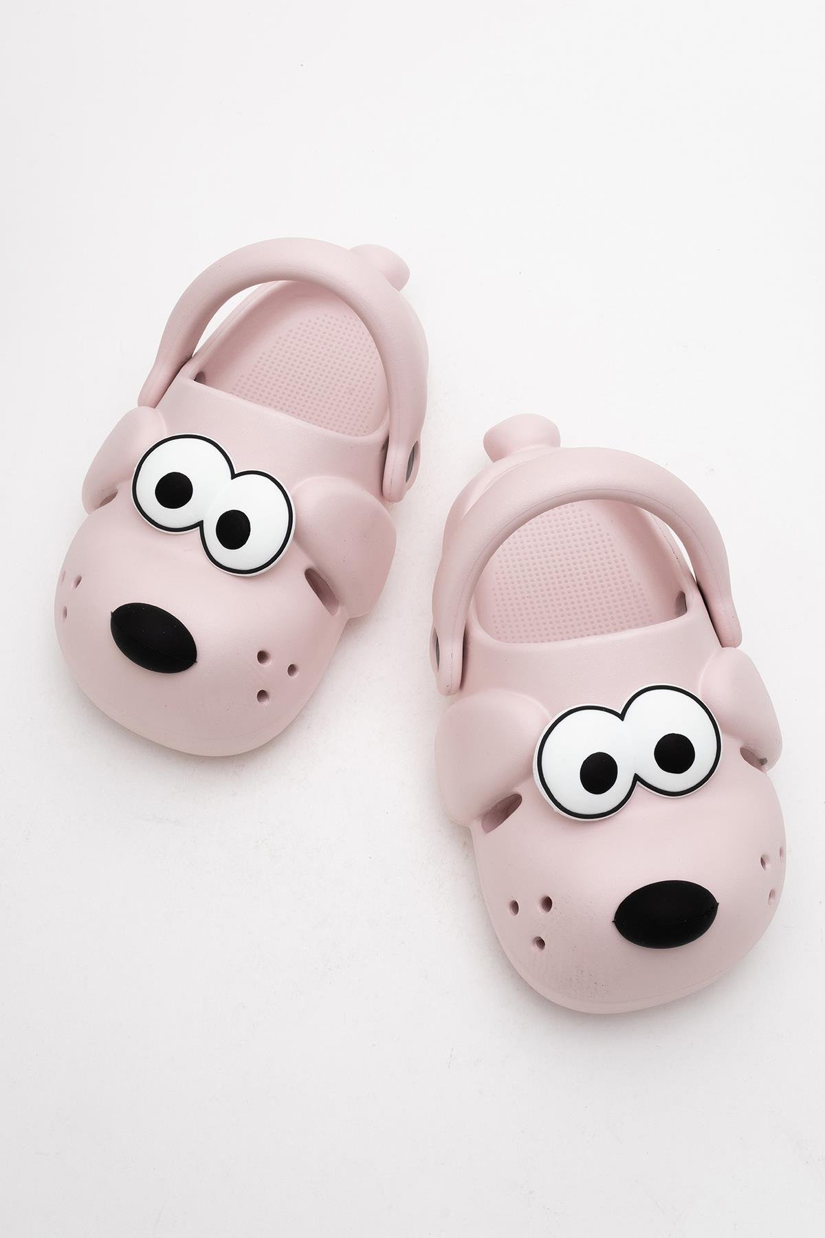 Çocuk Köpekli Sabo Terlik 21-28 PUDRA - Görsel 6