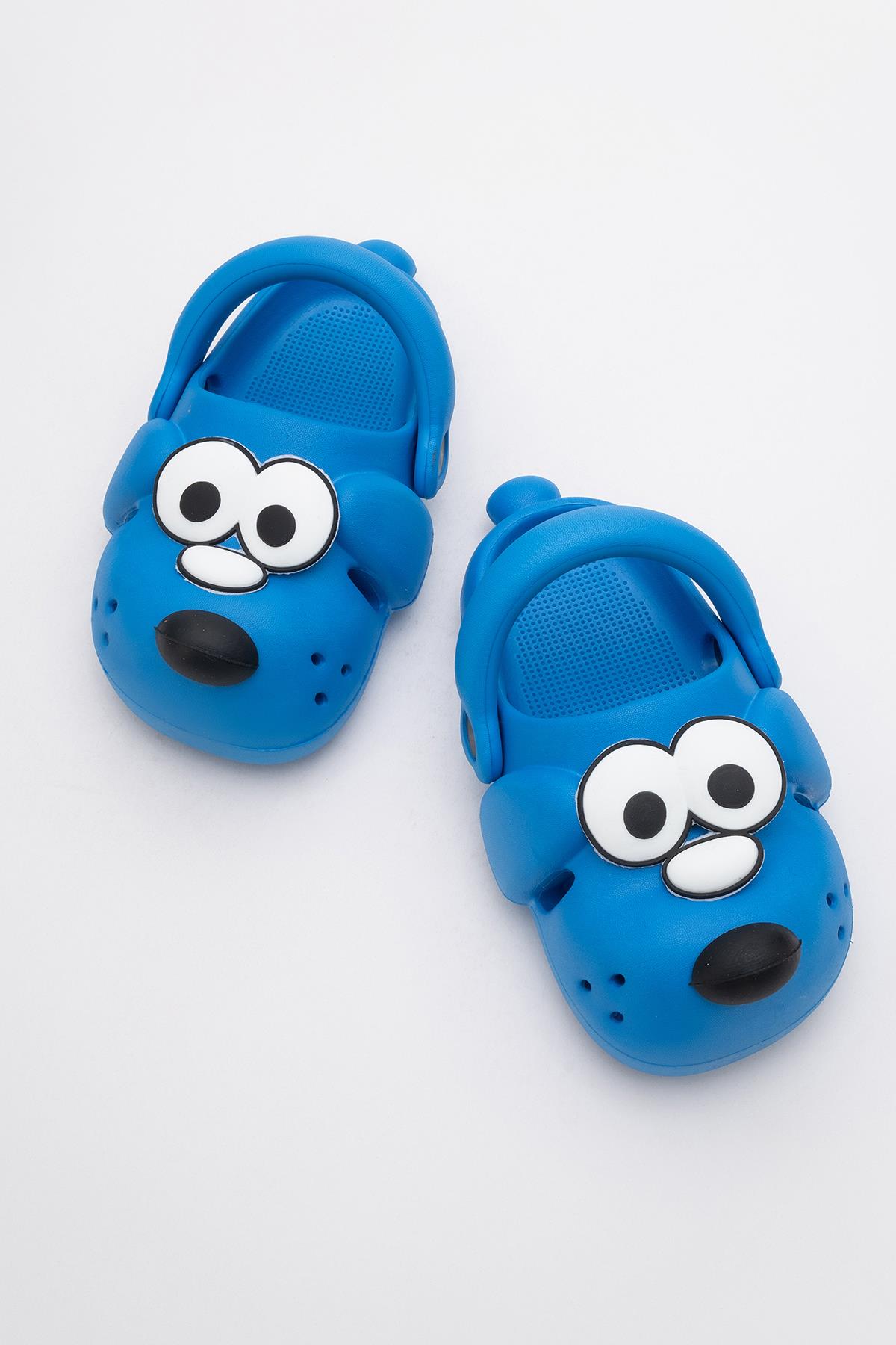 Çocuk Köpekli Sabo Terlik 21-28 SAX MAVİ - Görsel 6