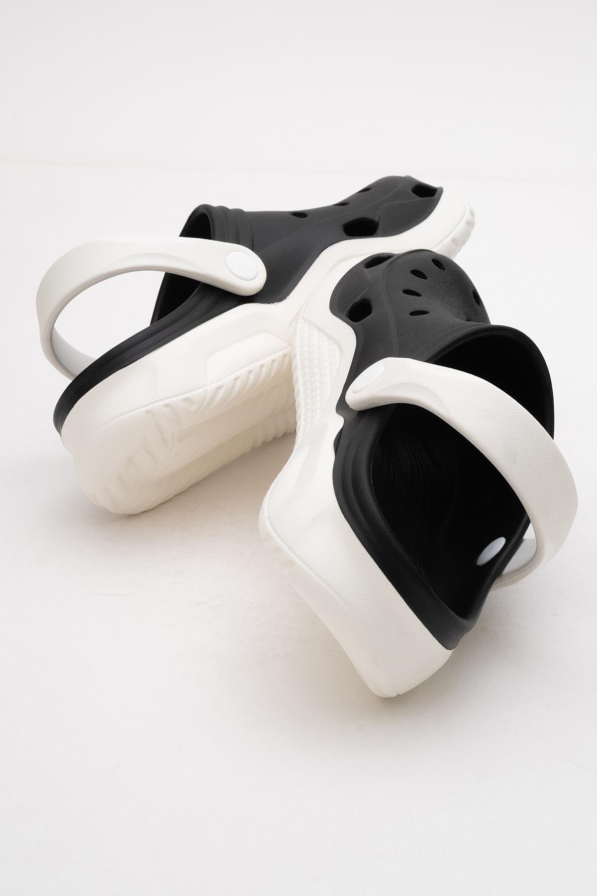 Kadın Sabo Terlik SİYAH BEYAZ - Görsel 5