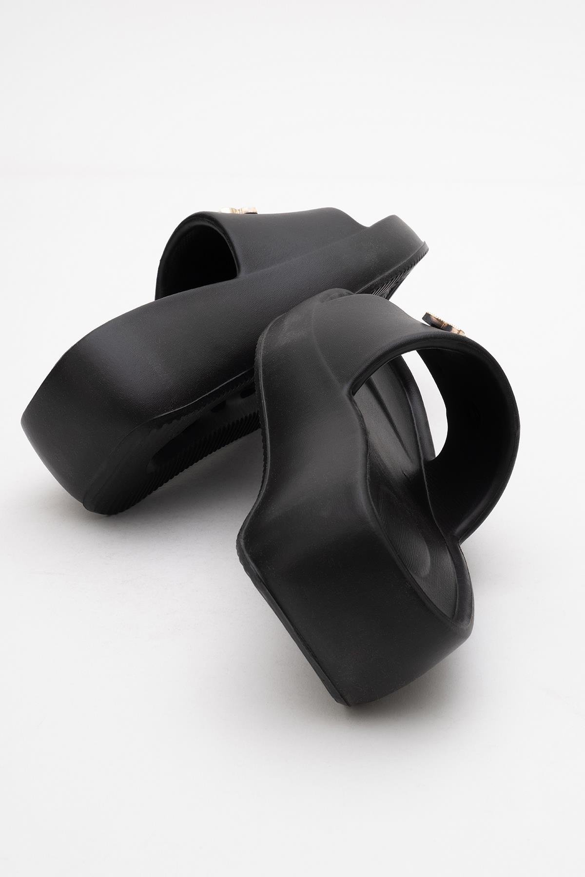 Kadın Aksesurarlı Terlik SİYAH - Görsel 5