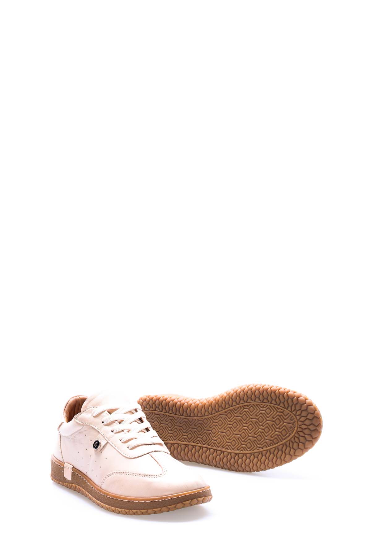 Hakiki Deri Kadın Casual Ayakkabı 246ZA2003 - Görsel 4