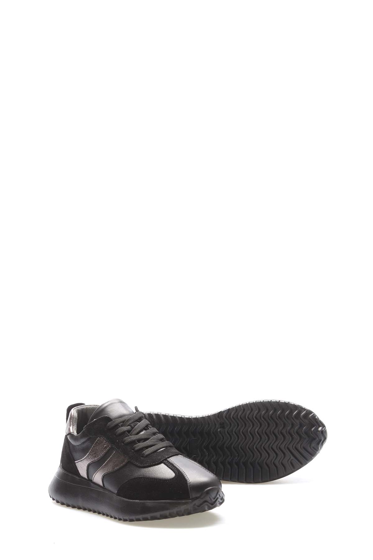 Hakiki Deri Kadın Casual Ayakkabı 136ZA909 - Görsel 4