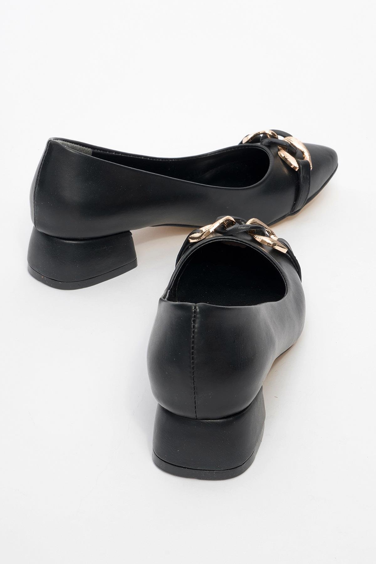 Kadın Çapraz Kemer Günlük Ayakkabı SİYAH CİLT - Görsel 5