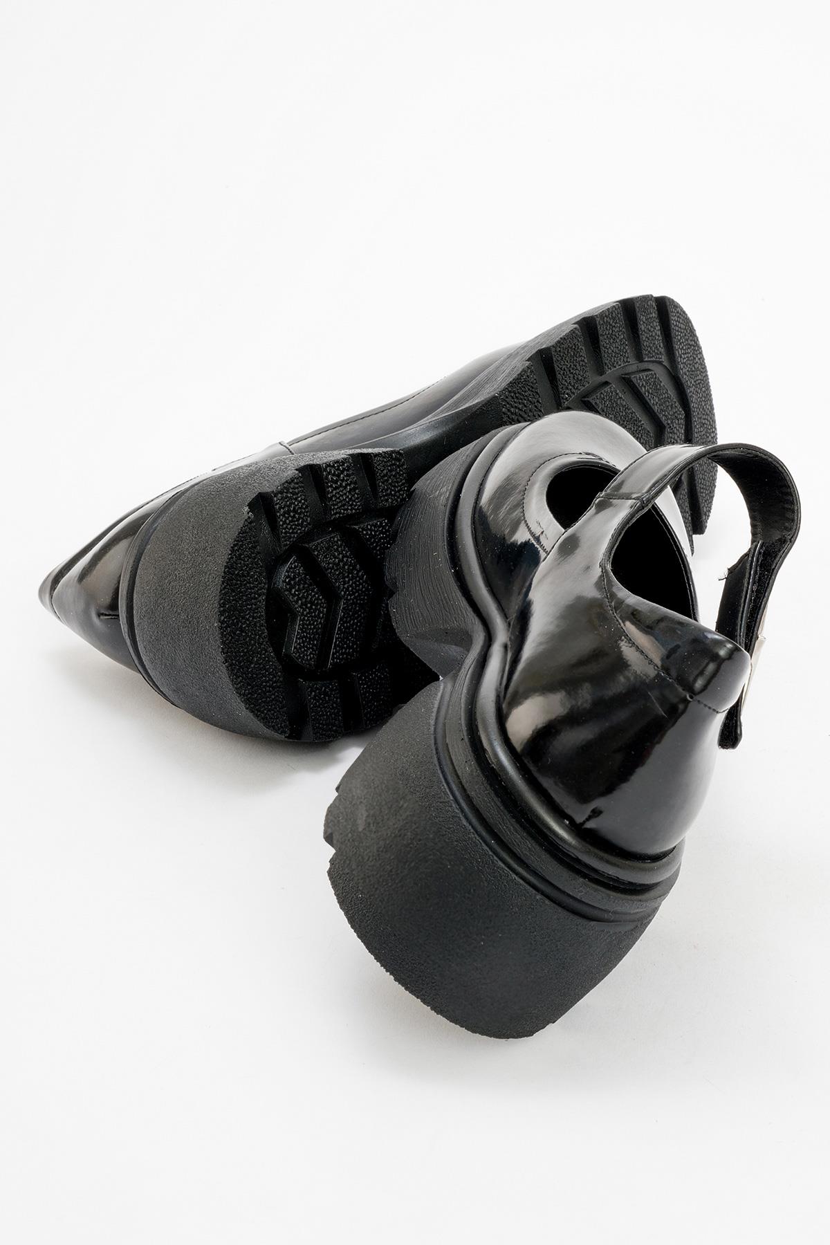 Kadın Cırtlı Günlük Ayakkabı SİYAH RUGAN - Görsel 5