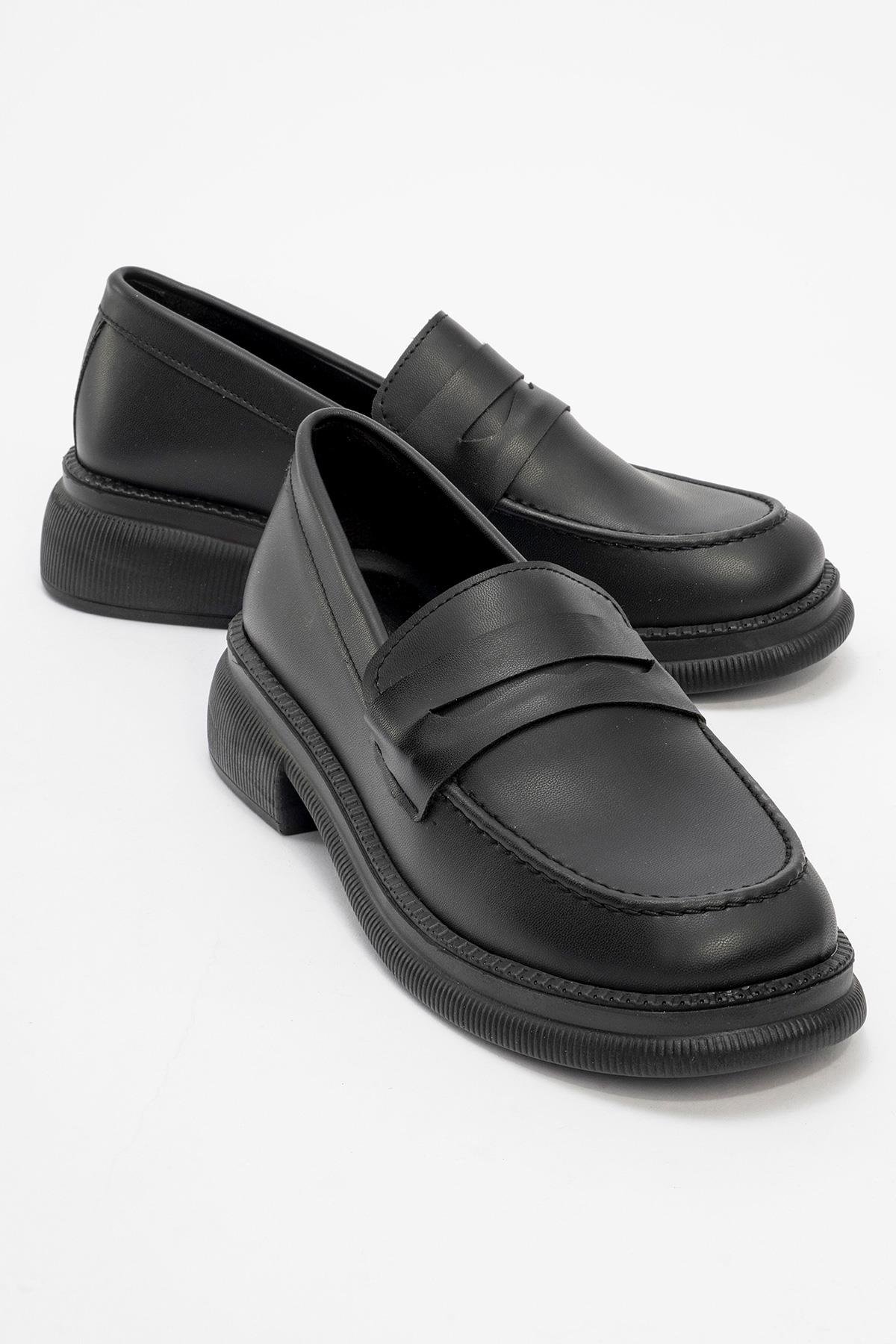 Kaydırmaz Kadın Günlük Ayakkabı SİYAH CİLT - Görsel 3