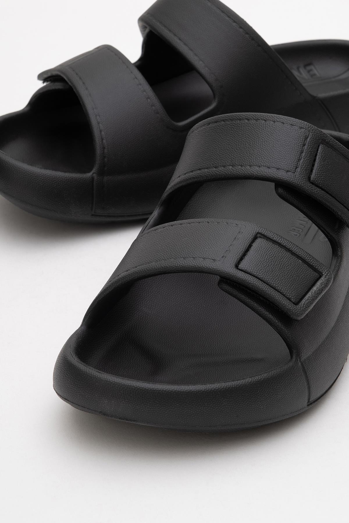 Kadın Cırtlı Terlik SİYAH - Görsel 4