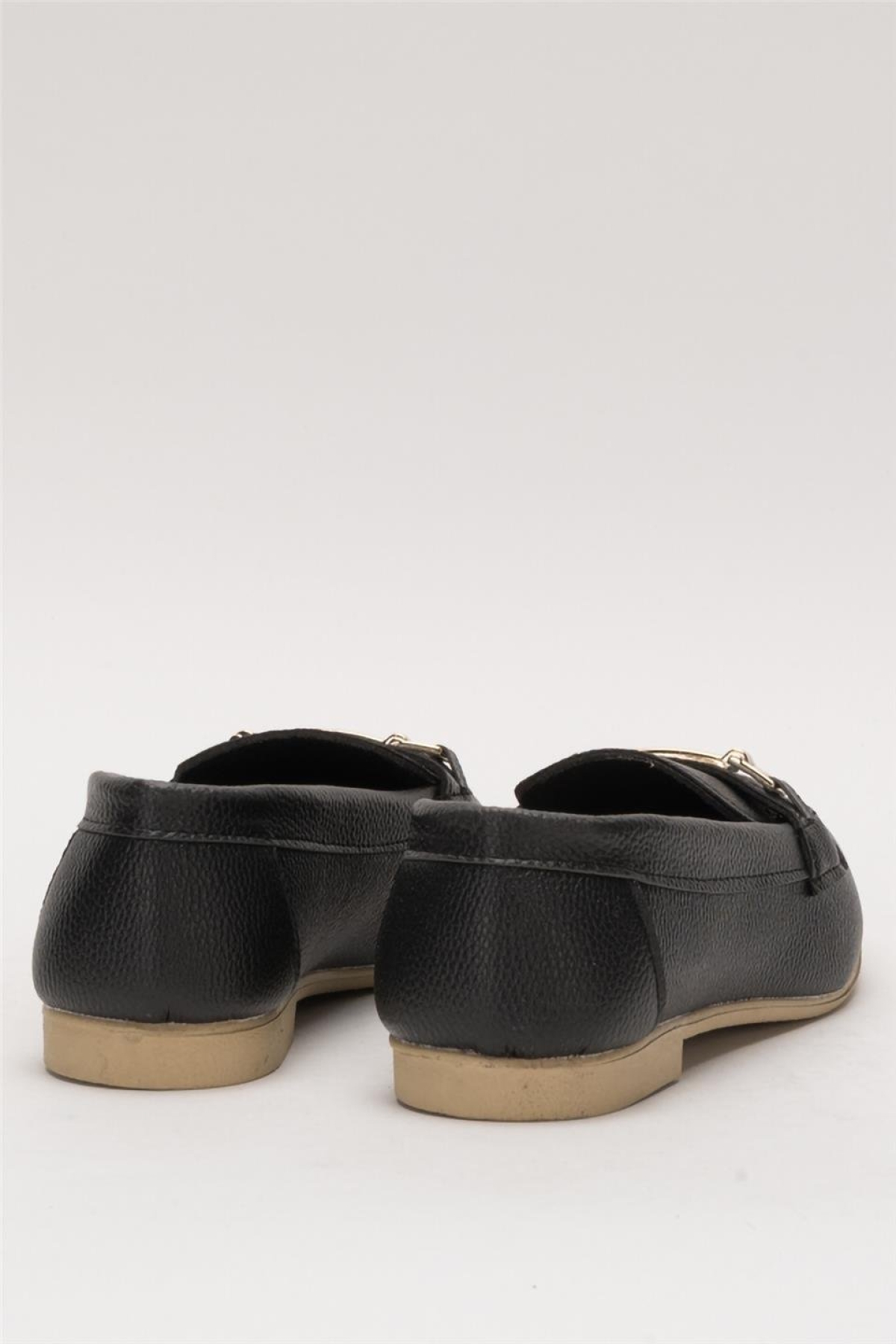 Kadın Babet Toka Detaylı Şık Rahat Günlük Ayakkabı SİYAH - Görsel 5