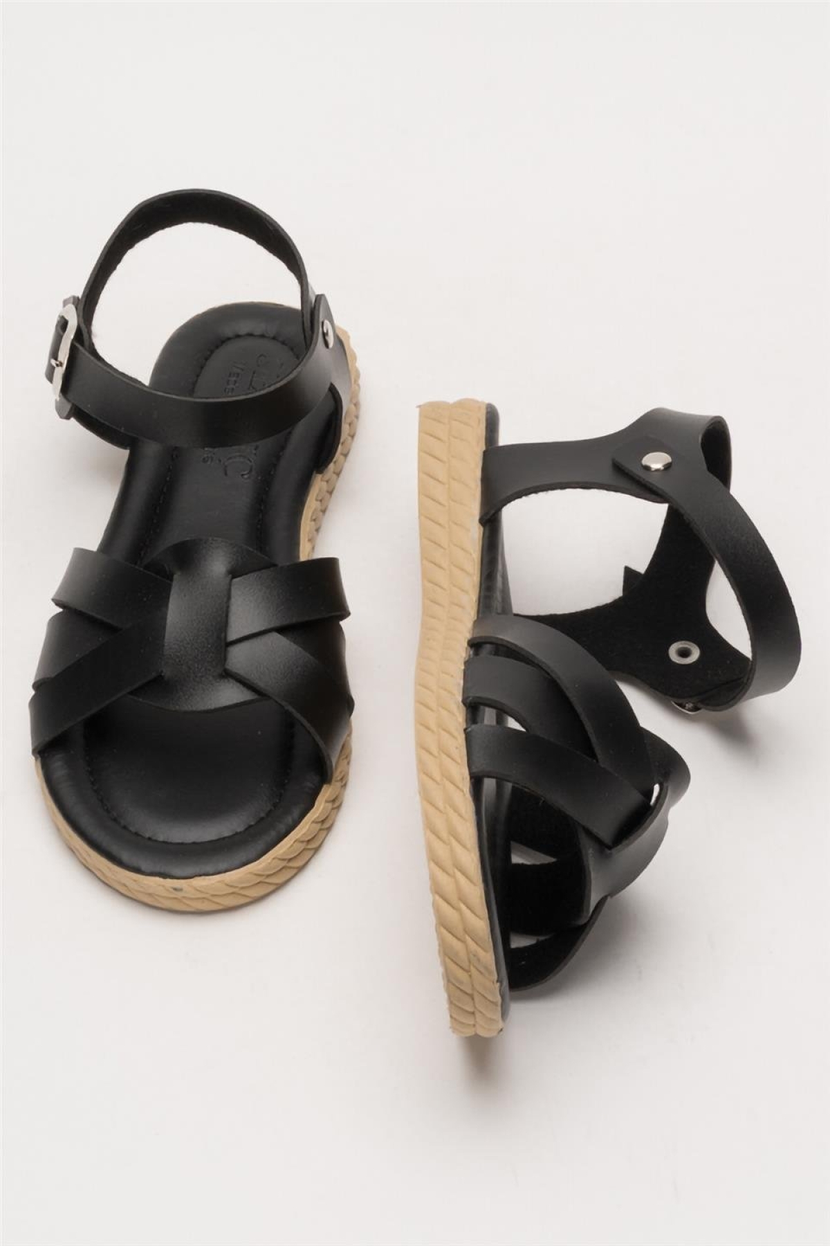 Günlük Şık Rahat Kadın Sandalet SİYAH - Görsel 8