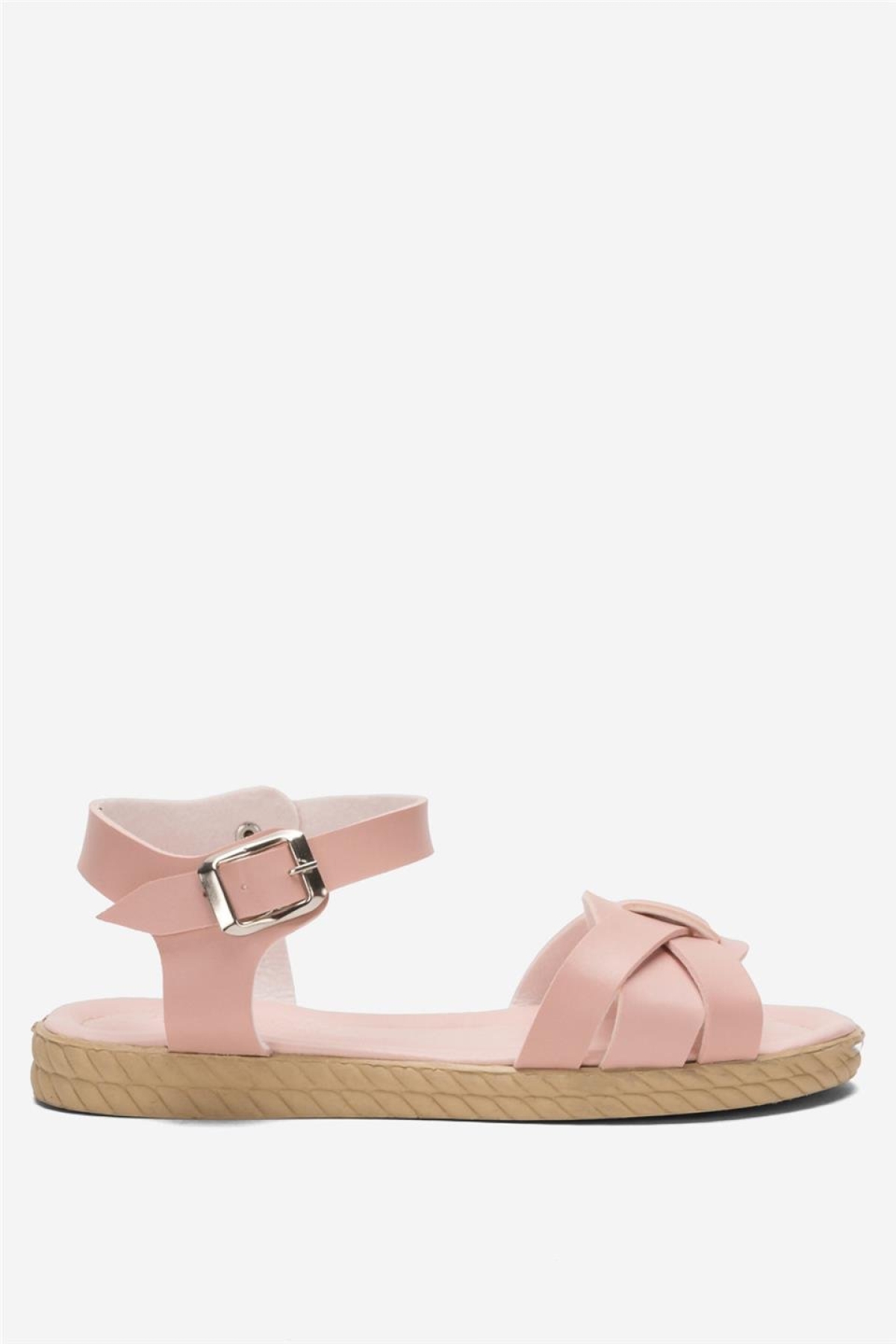 Günlük Şık Rahat Kadın Sandalet PUDRA - Görsel 2