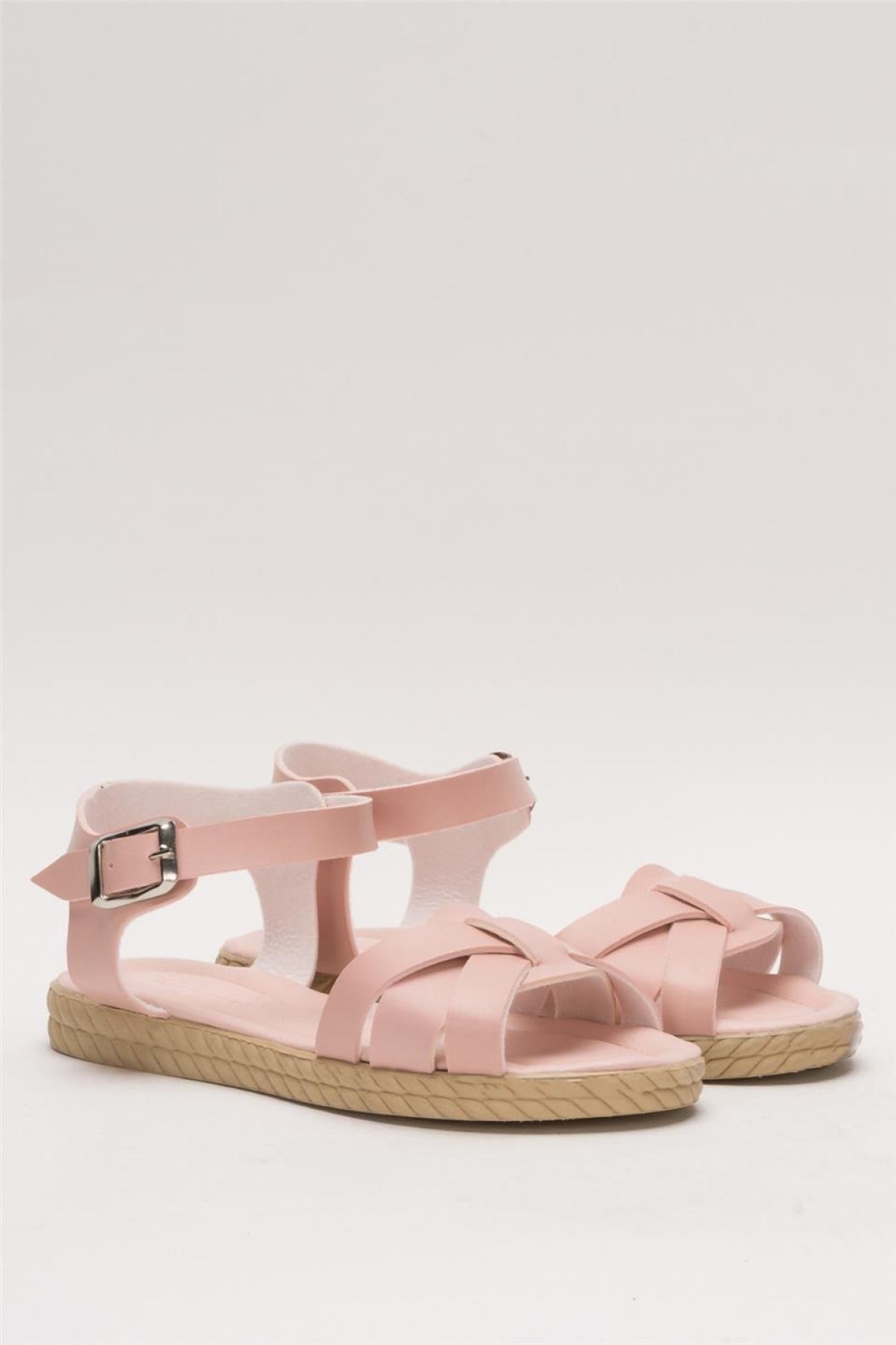 Günlük Şık Rahat Kadın Sandalet PUDRA - Görsel 4