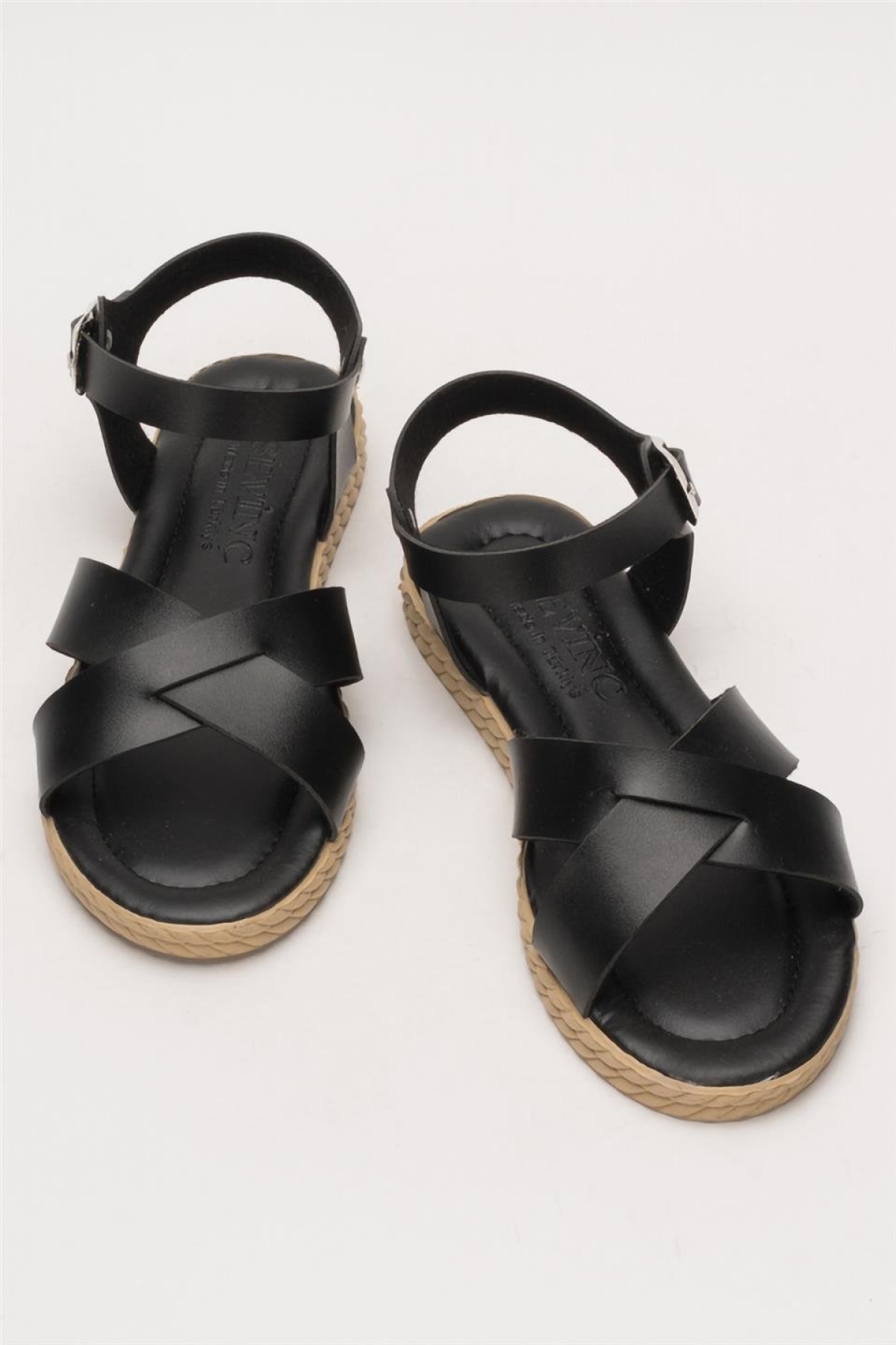 Günlük Şık Rahat Kadın Sandalet SİYAH - Görsel 7
